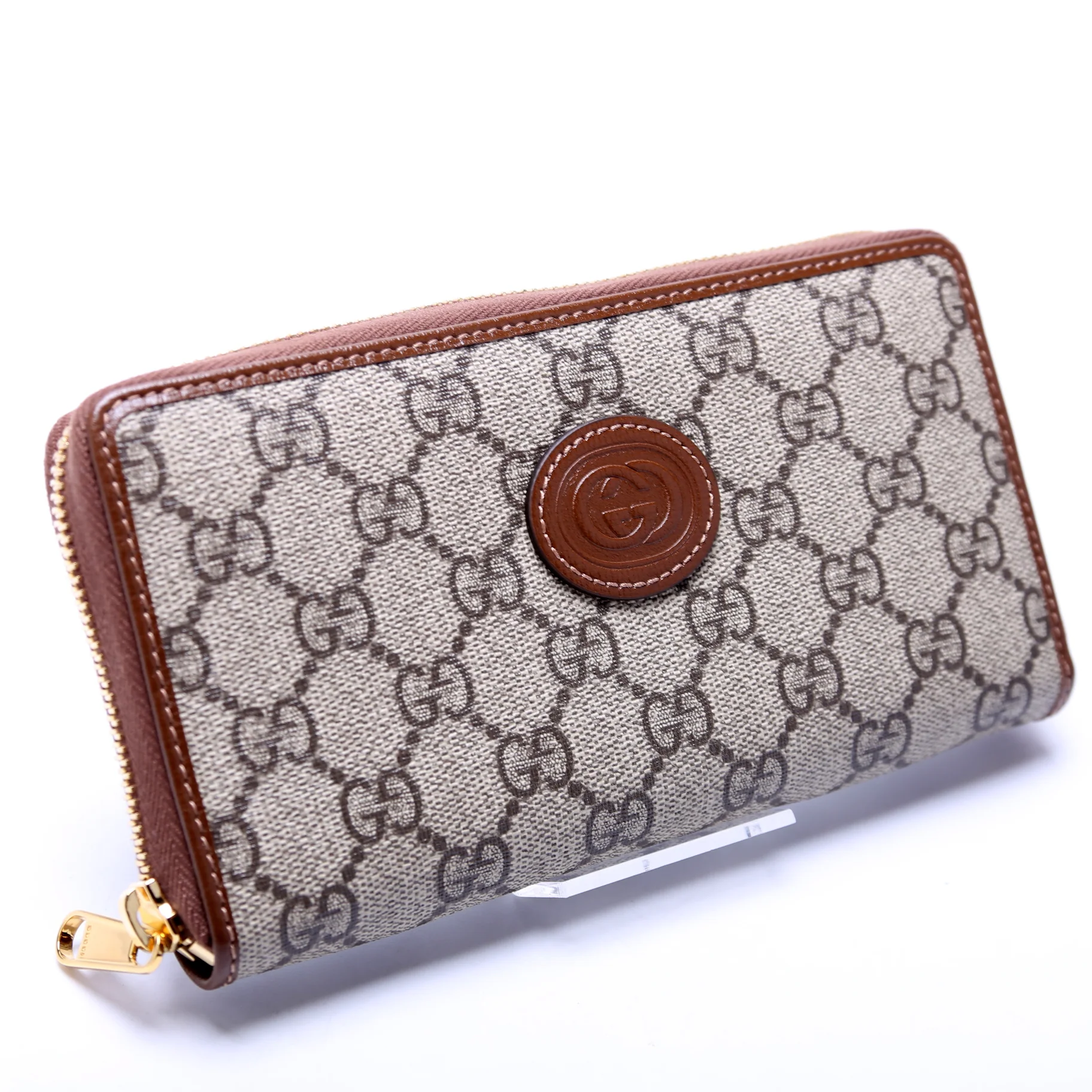 673003 Interlocking GG Supreme Zip Around Wallet - Image 2
