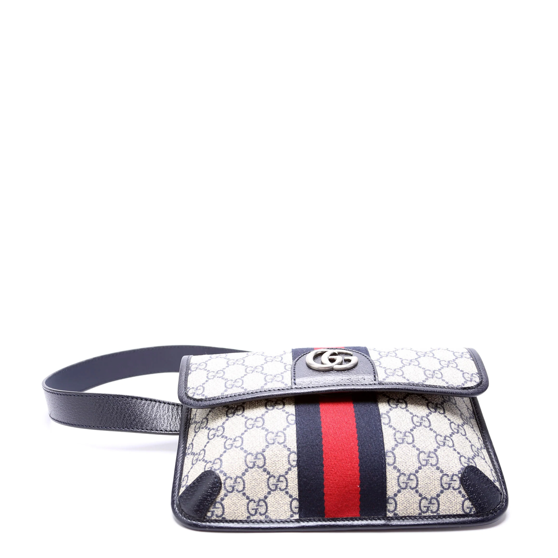 674081 GG Supreme Ophidia Belt Bag Navy - Image 4