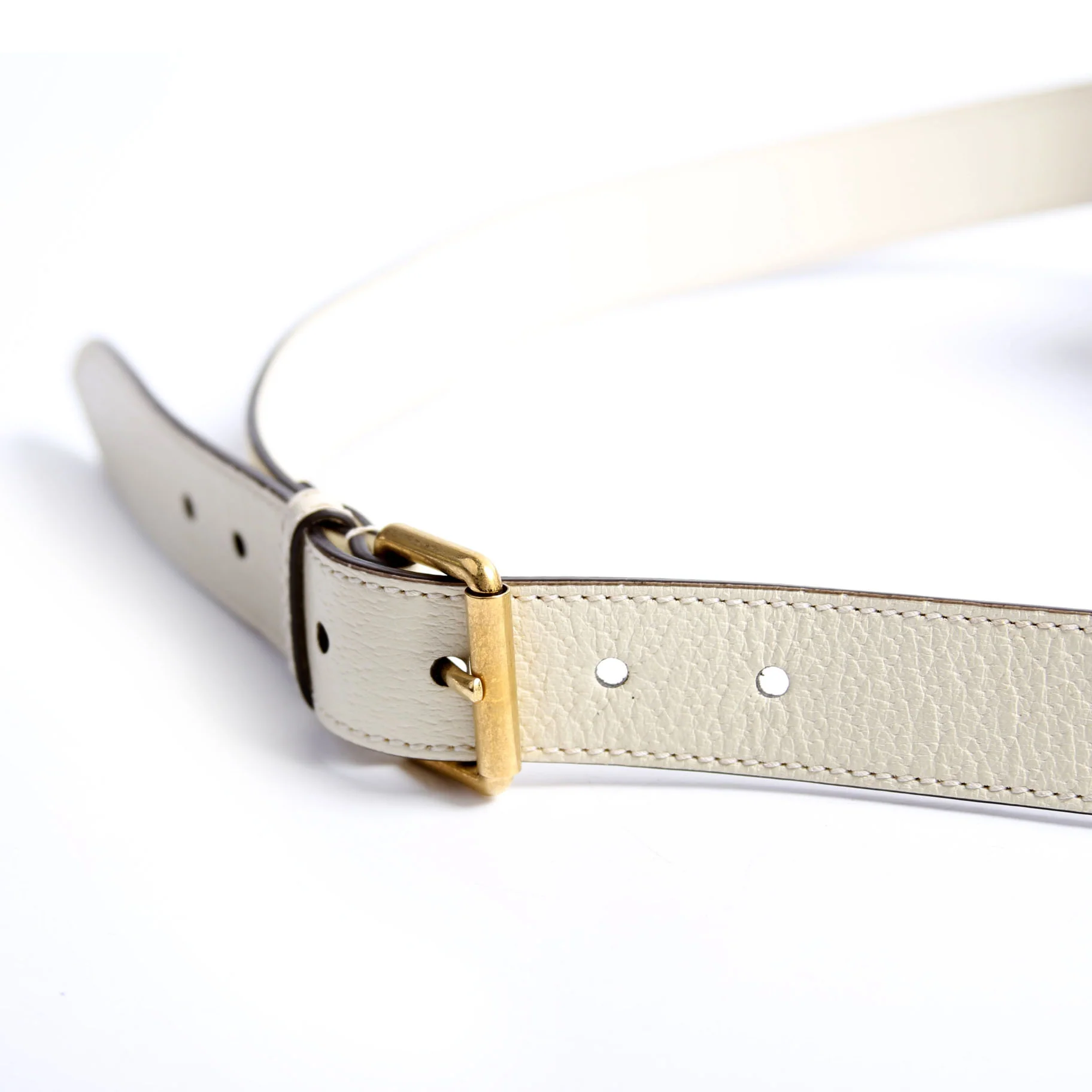 674081 GG Supreme Ophidia Belt Bag White - Image 11