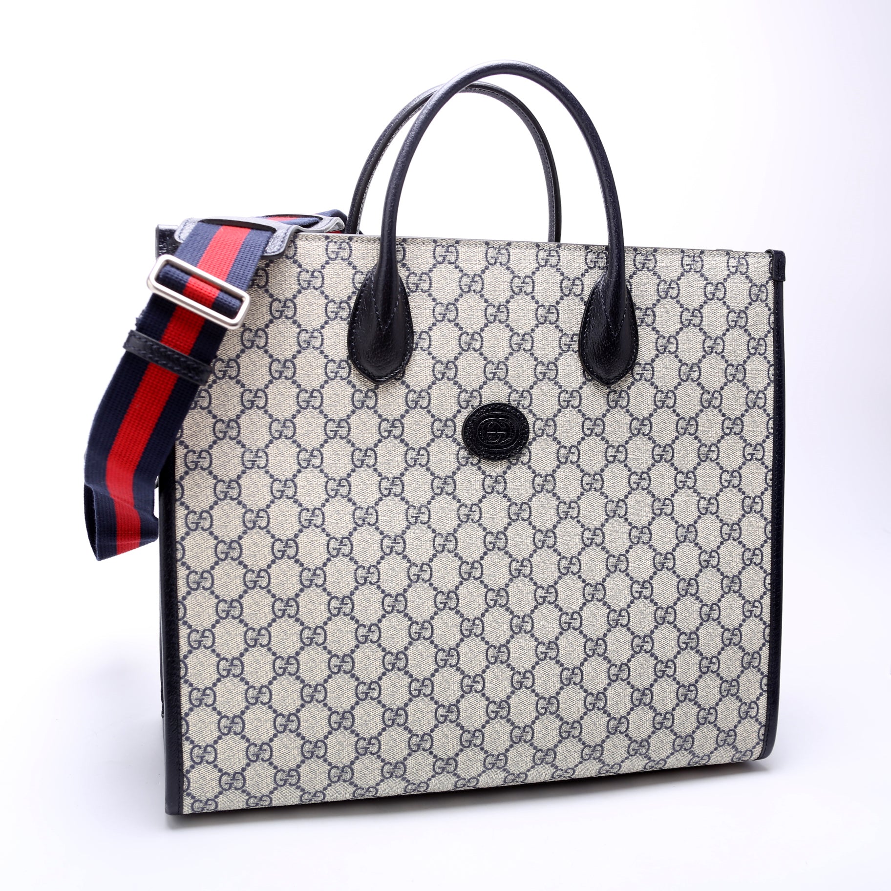 674148 GG Supreme Interlocking G Medium Tote - Image 2