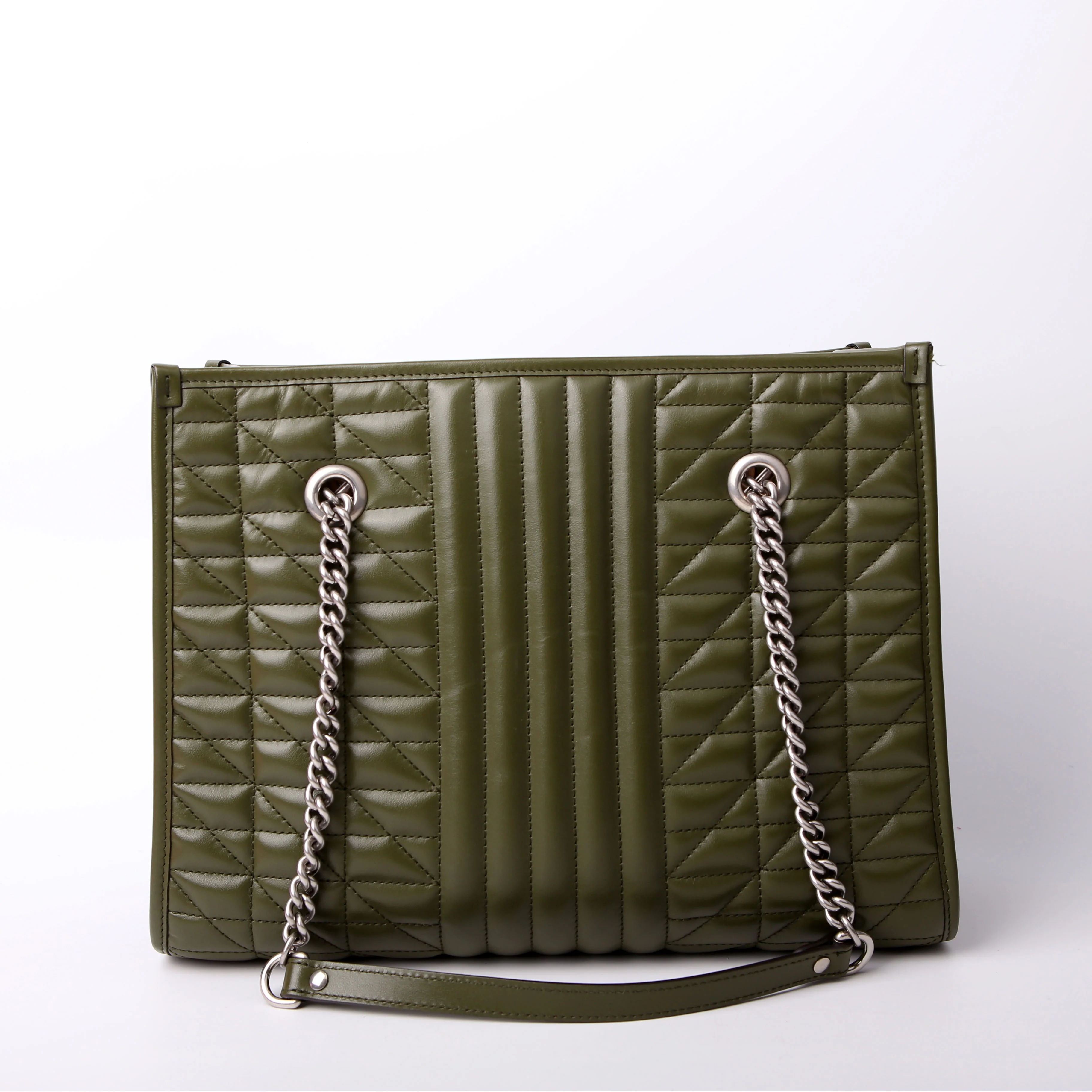 675796 Marmont Aria Chain Medium Tote Green - Image 3
