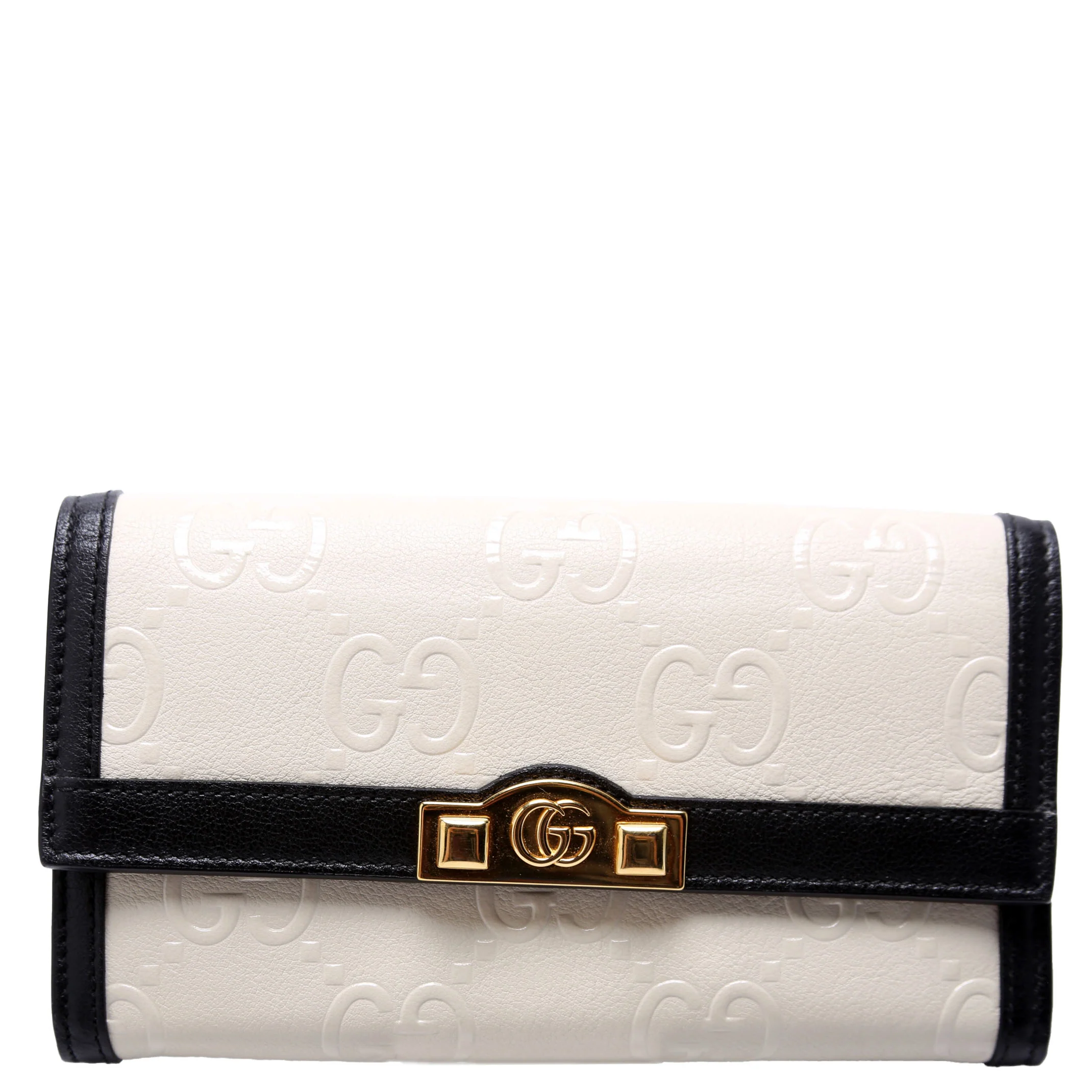 676151 Jumbo GG Wallet Beige/Black