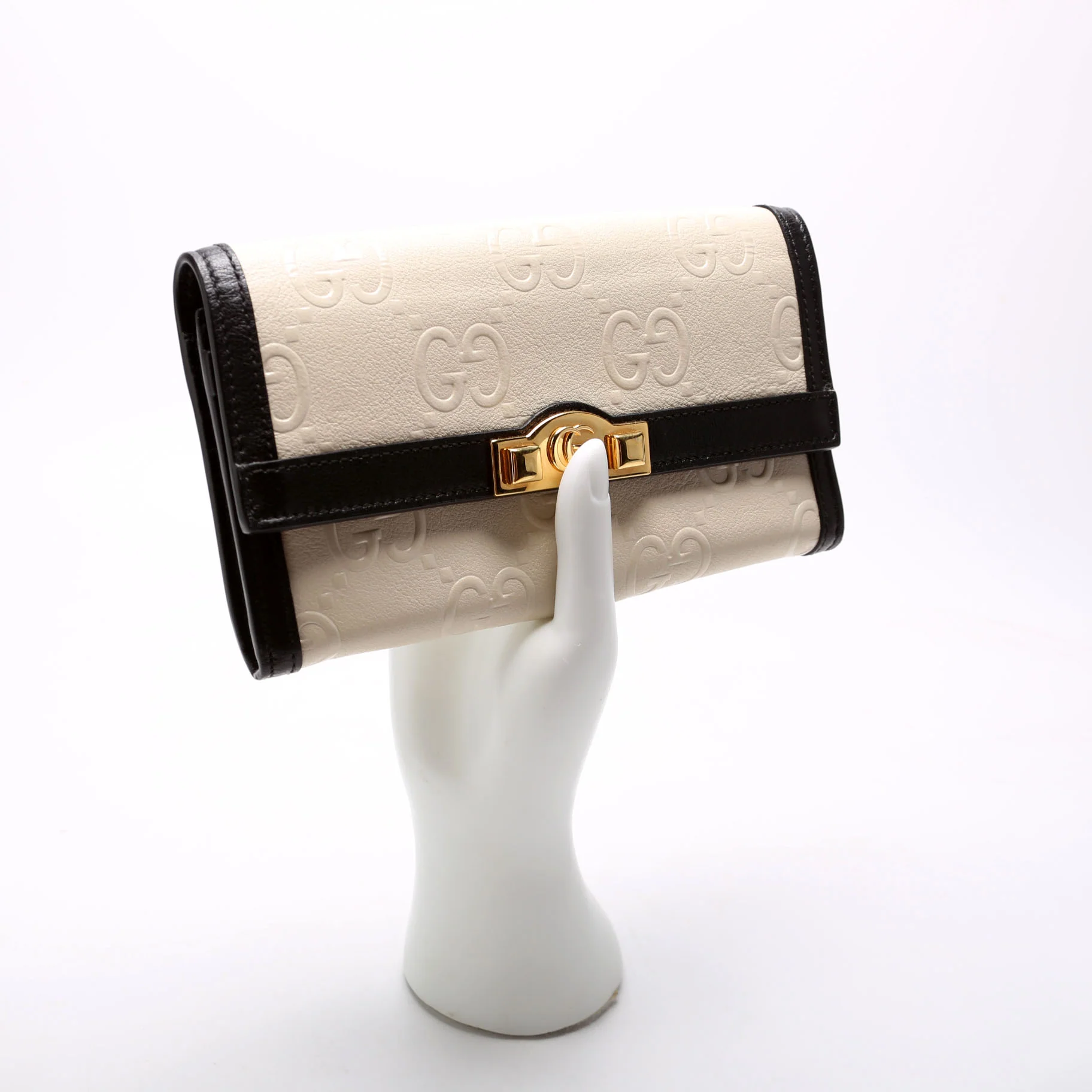 676151 Jumbo GG Wallet Beige/Black - Image 8
