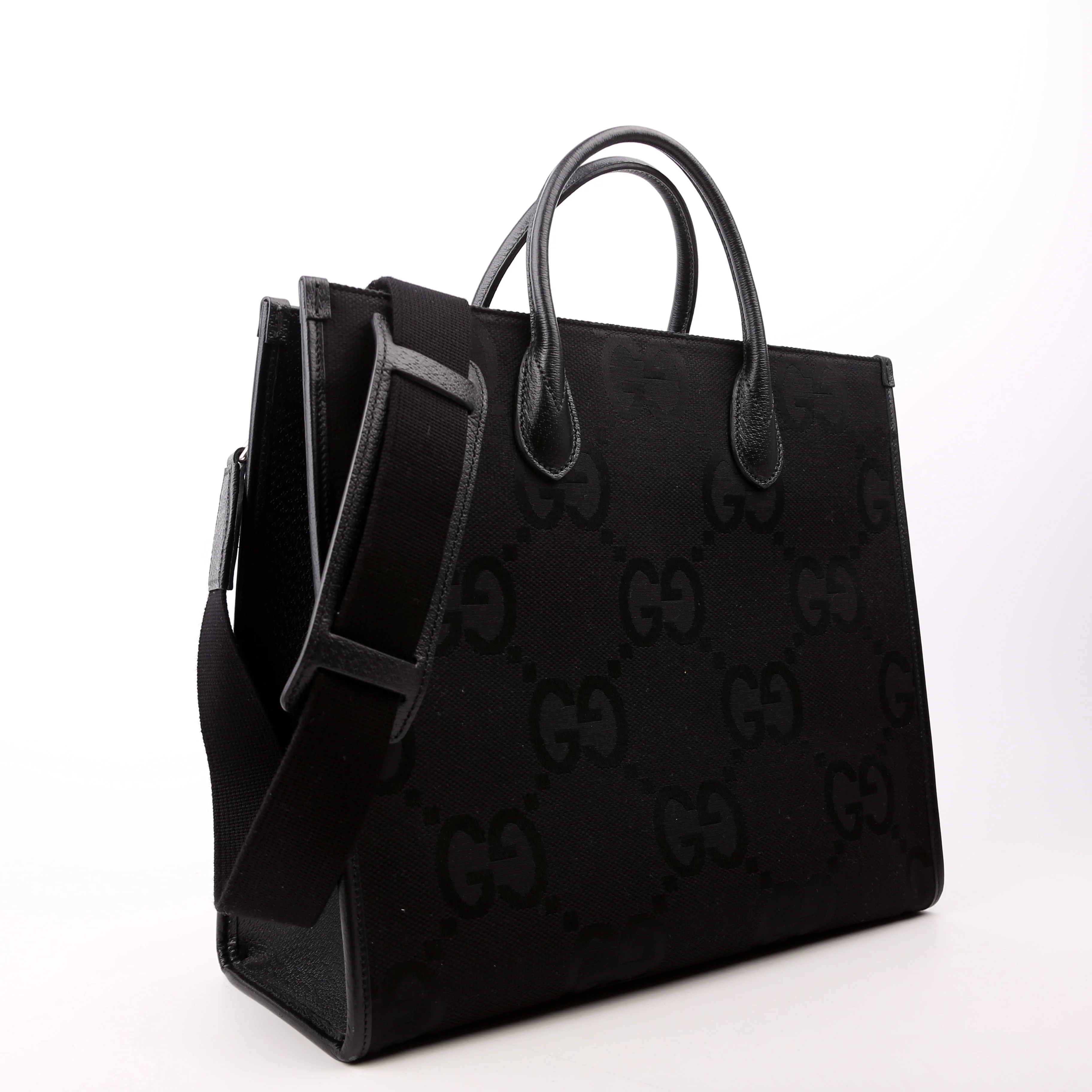 678839 Jumbo GG Tote Bag Black - Image 2