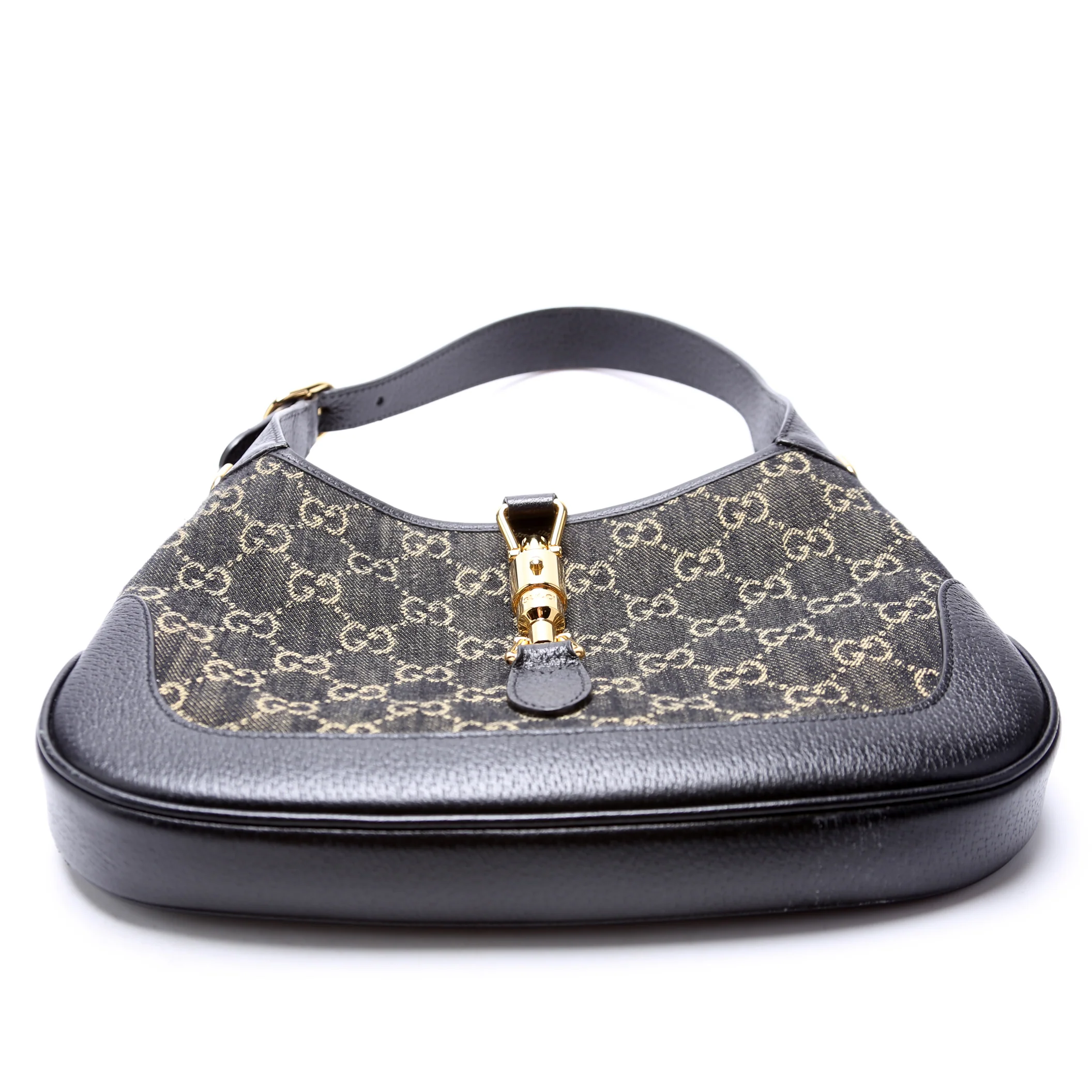678843 GG Canvas 1961 Jackie Hobo Small Black - Image 3