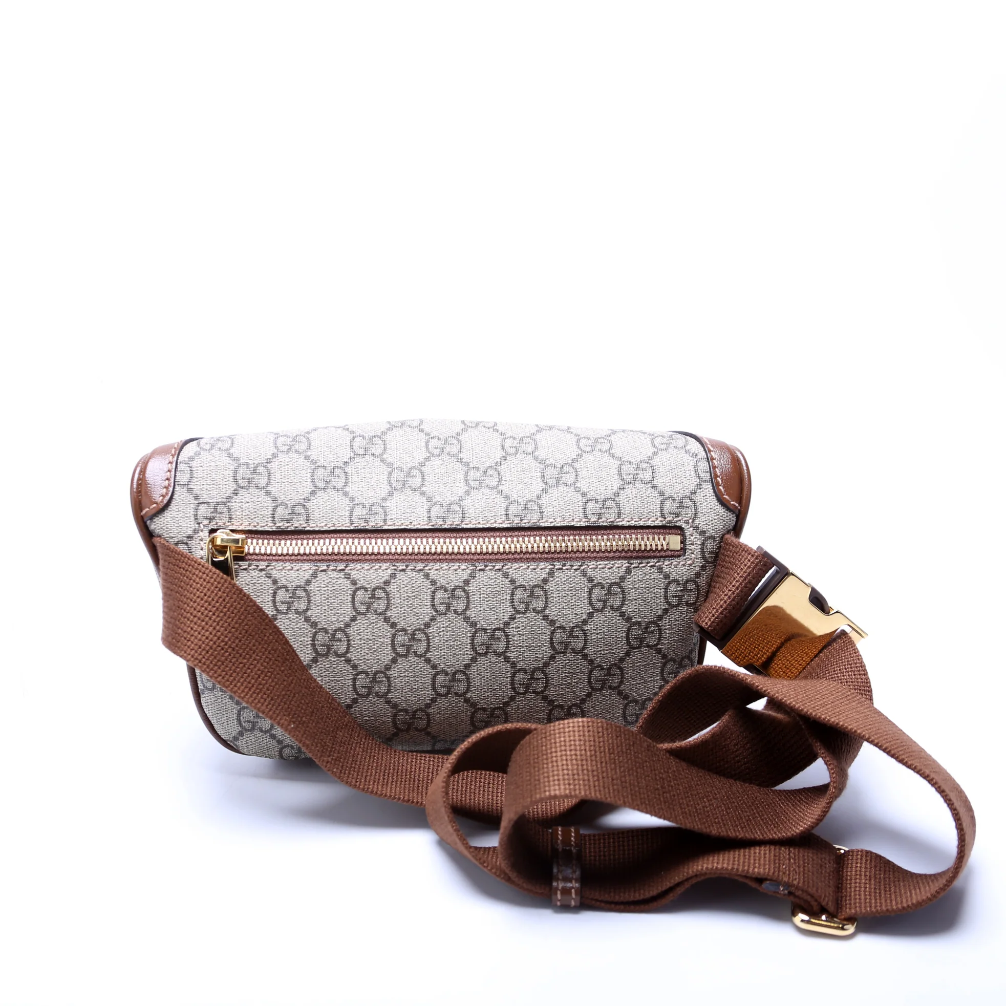 682933 GG Supreme Interlocking GG Belt Bag Brown - Image 3