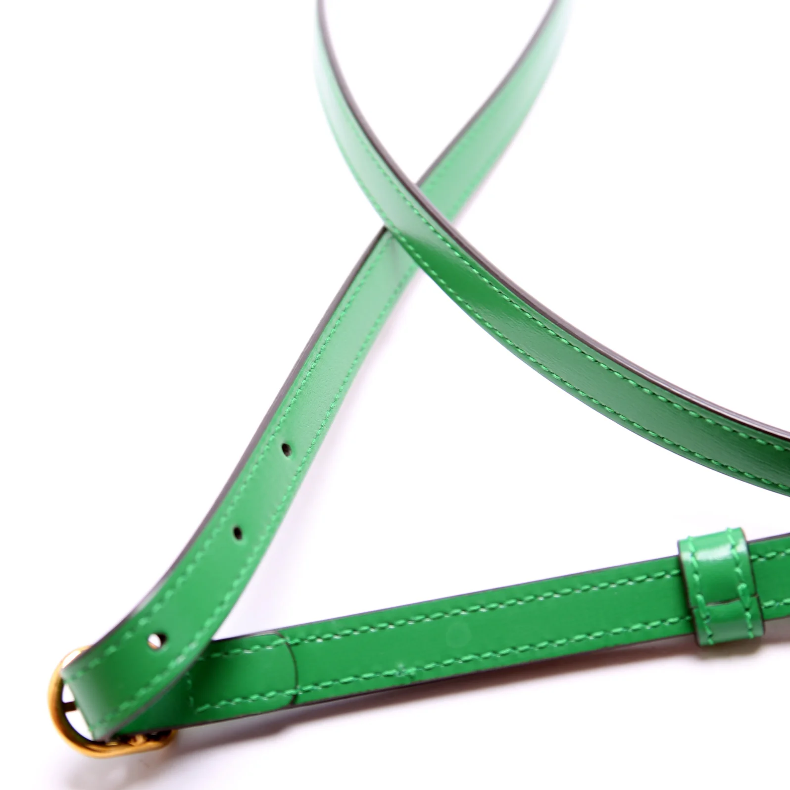 686864 1947 Bamboo Mini Top Handle Bag Green - Image 6