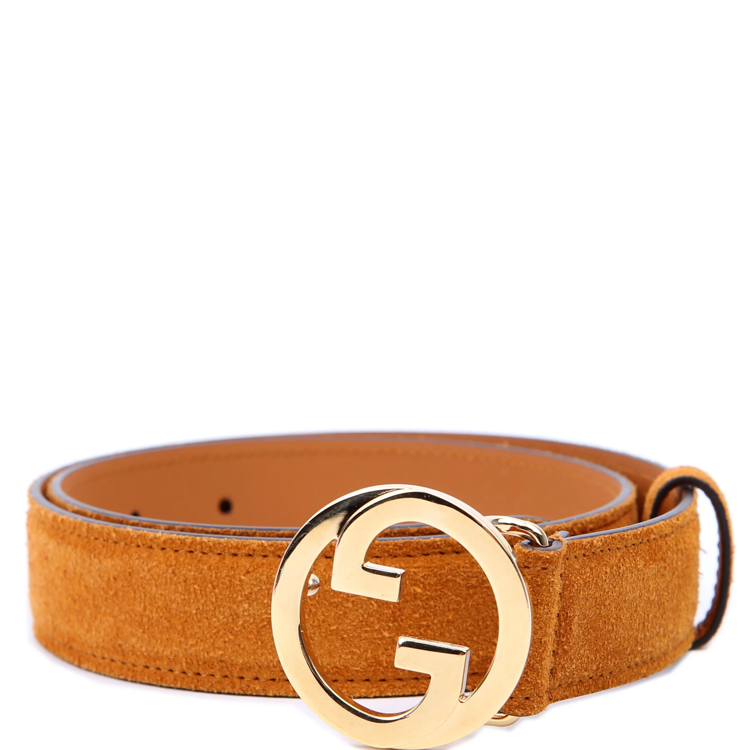 690557 Blondie Suede Belt Size 70/28 Tan
