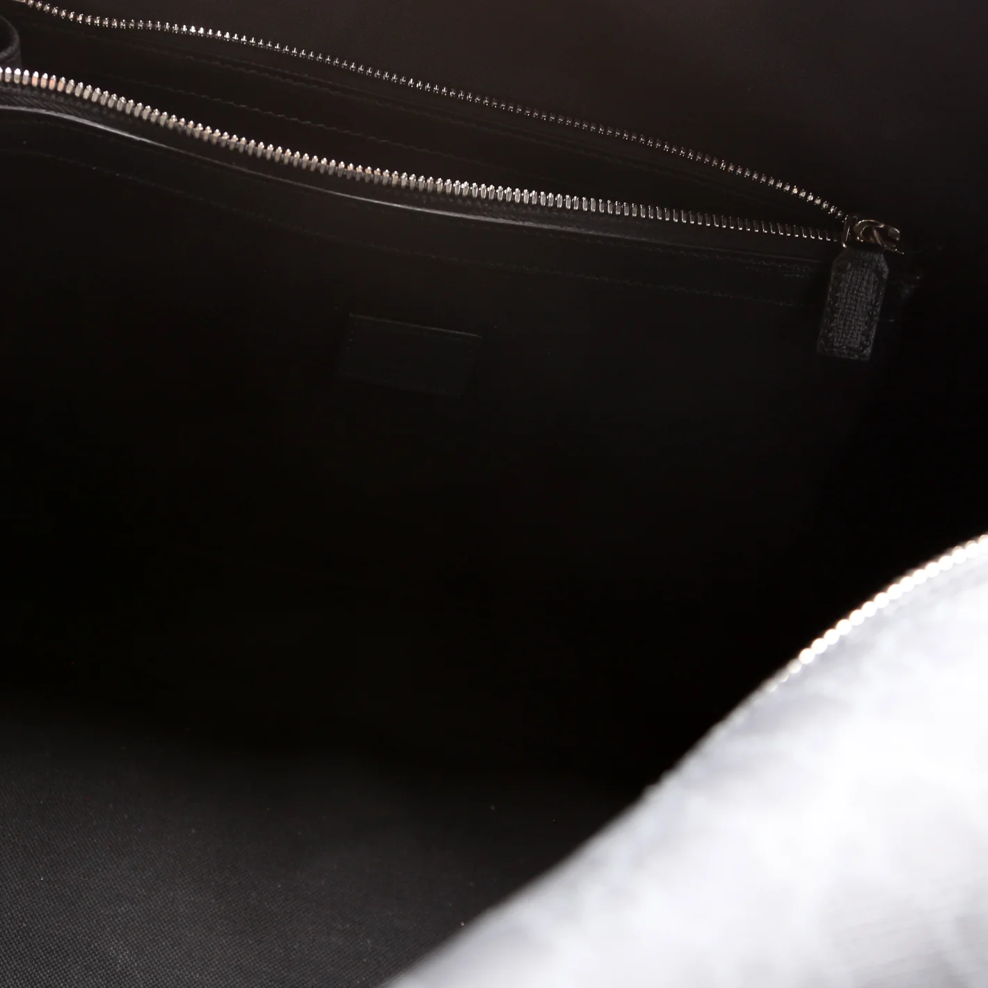 696015 GG Supreme Interlocking G Large Duffle Bag Black - Image 10