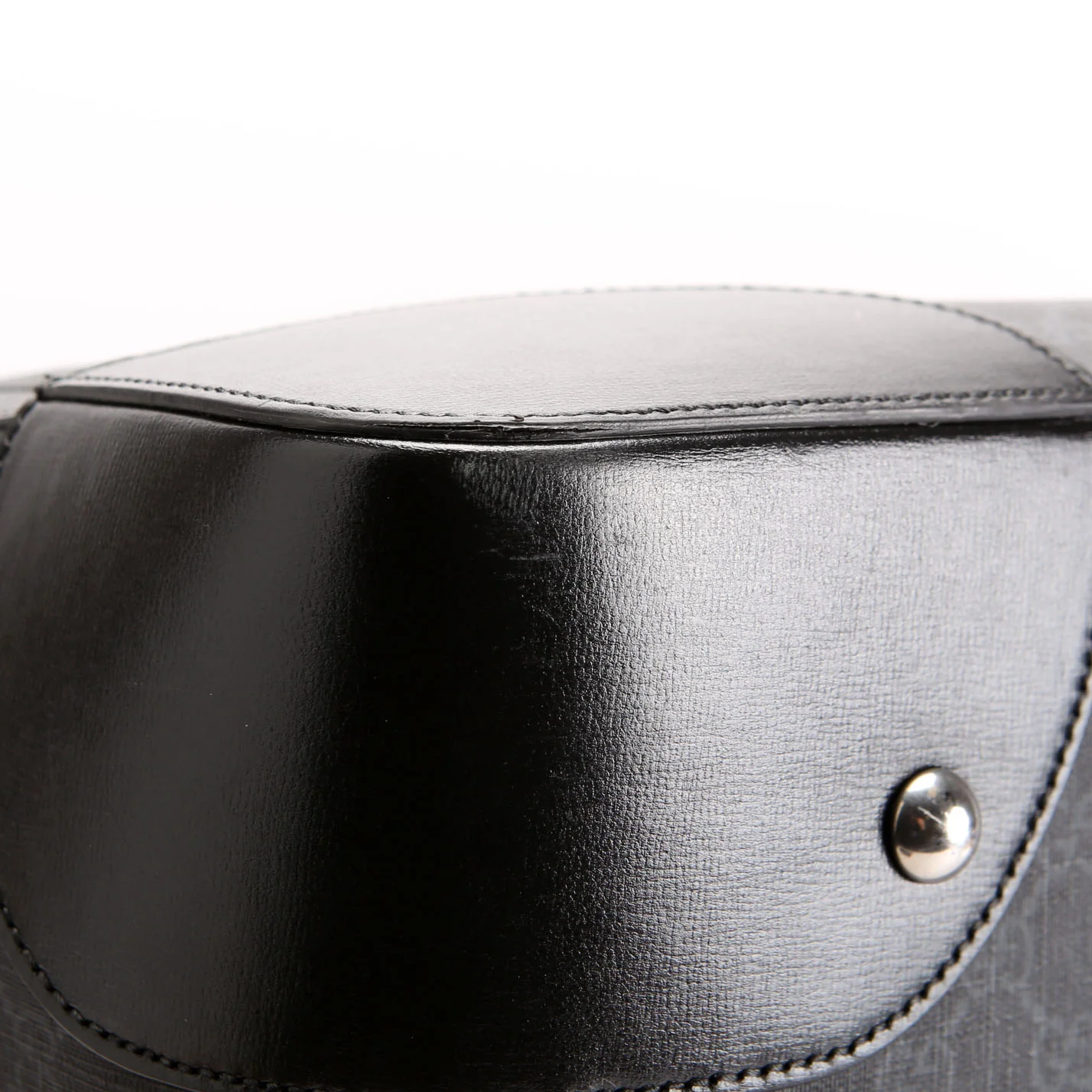 696015 GG Supreme Interlocking G Large Duffle Bag Black/Gray - Image 7