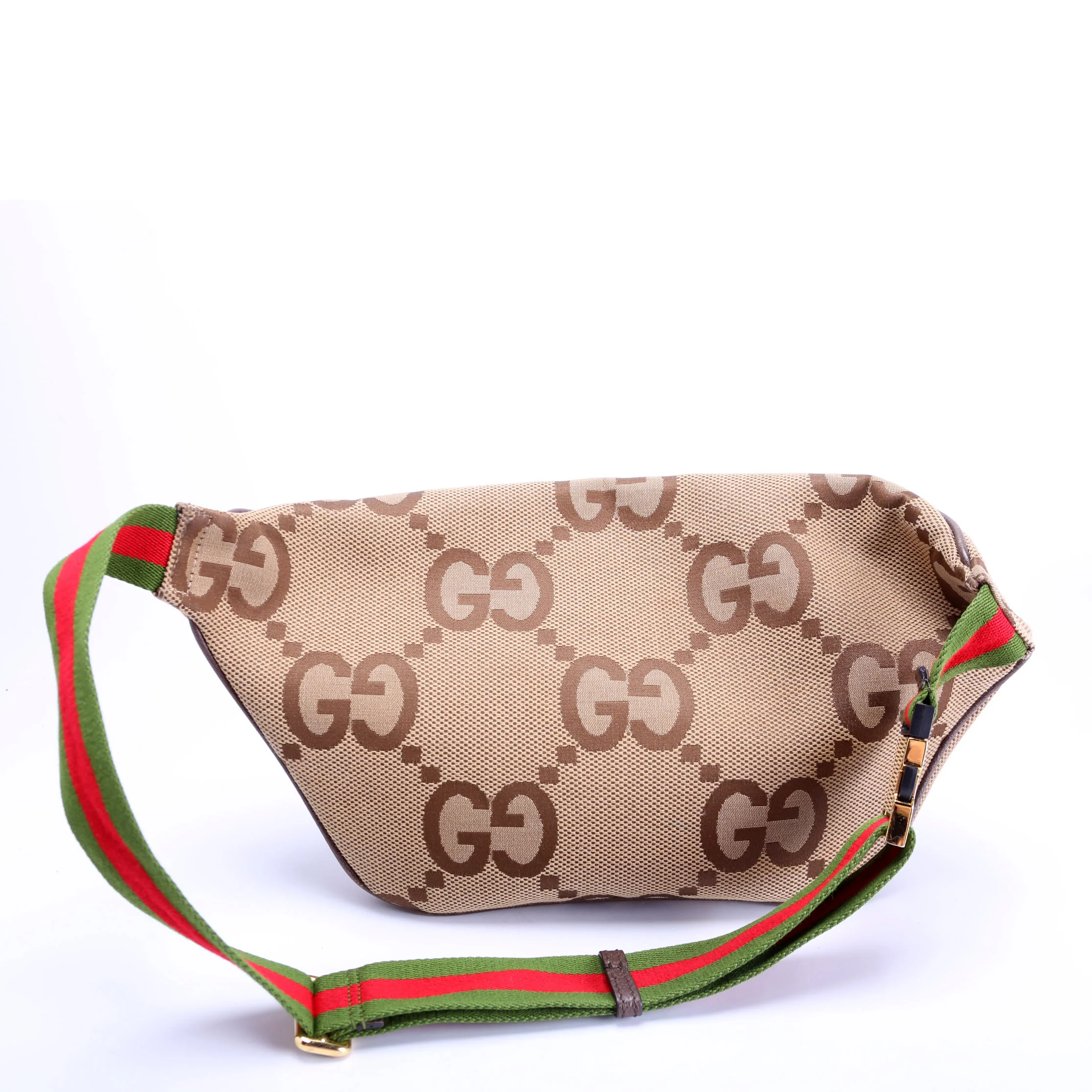 696031 Jumbo GG Canvas Belt Bag Tan - Image 3