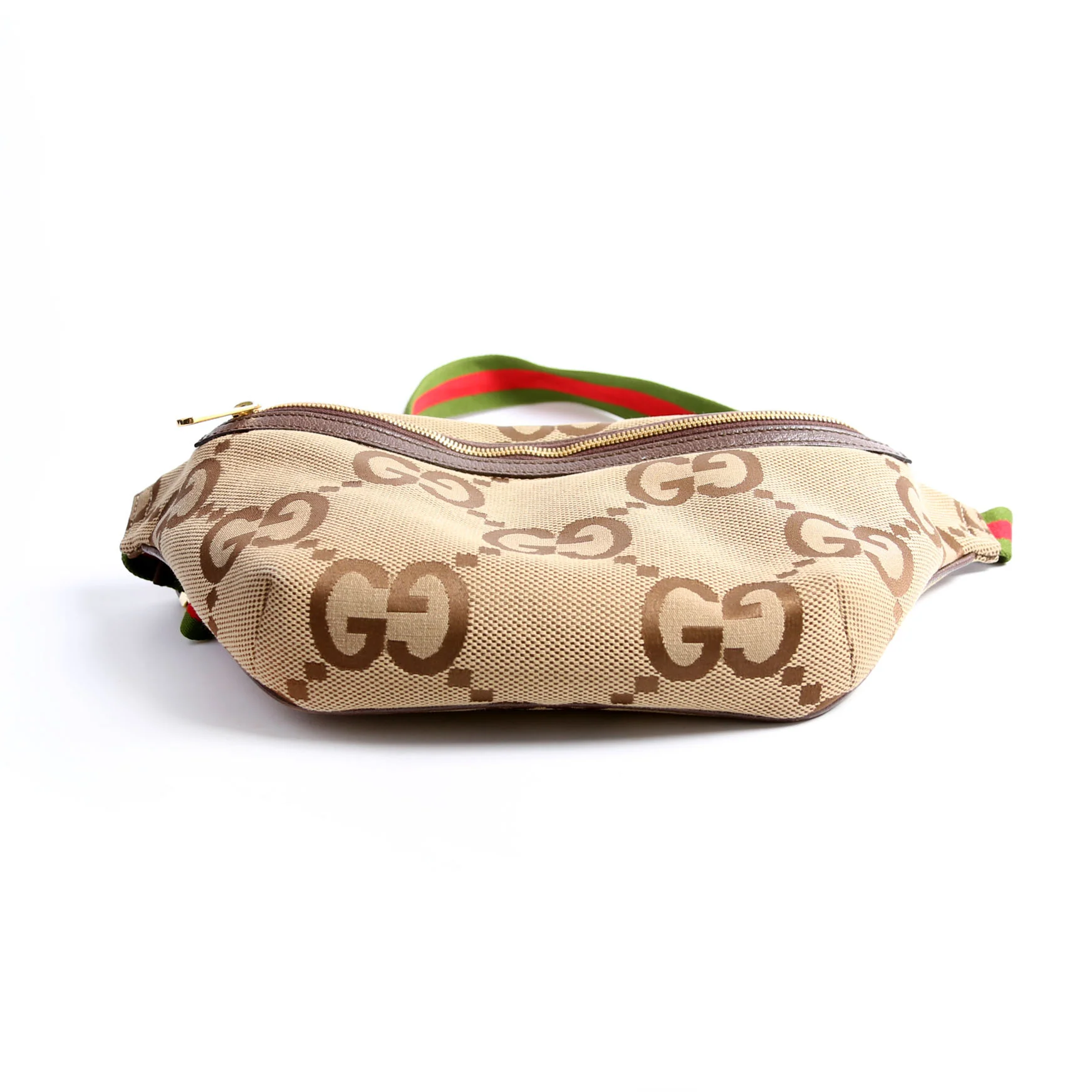 696031 Jumbo GG Canvas Belt Bag Tan/Brown - Image 5
