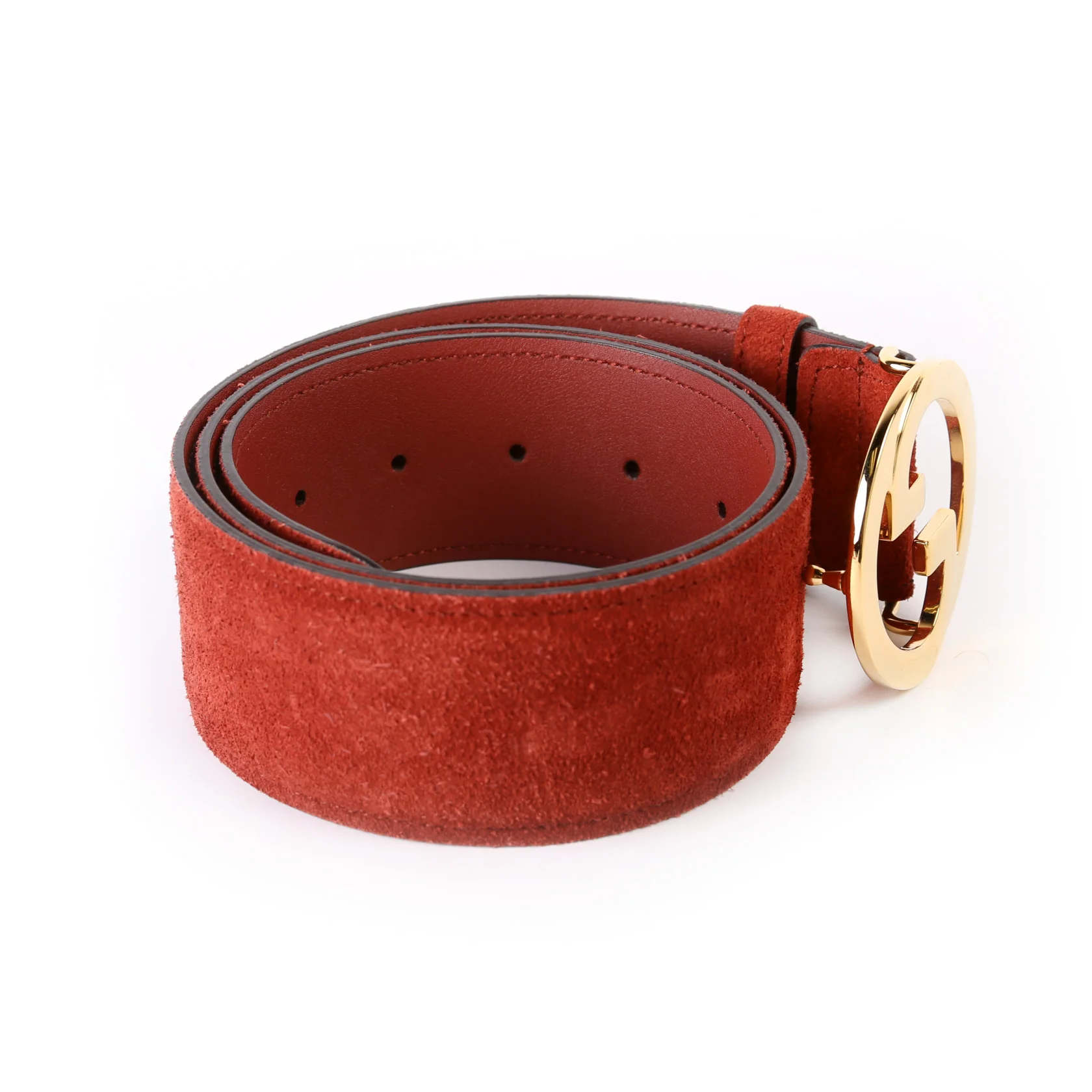 698598 Blondie Wide Suede Belt Size 80/32 - Image 3