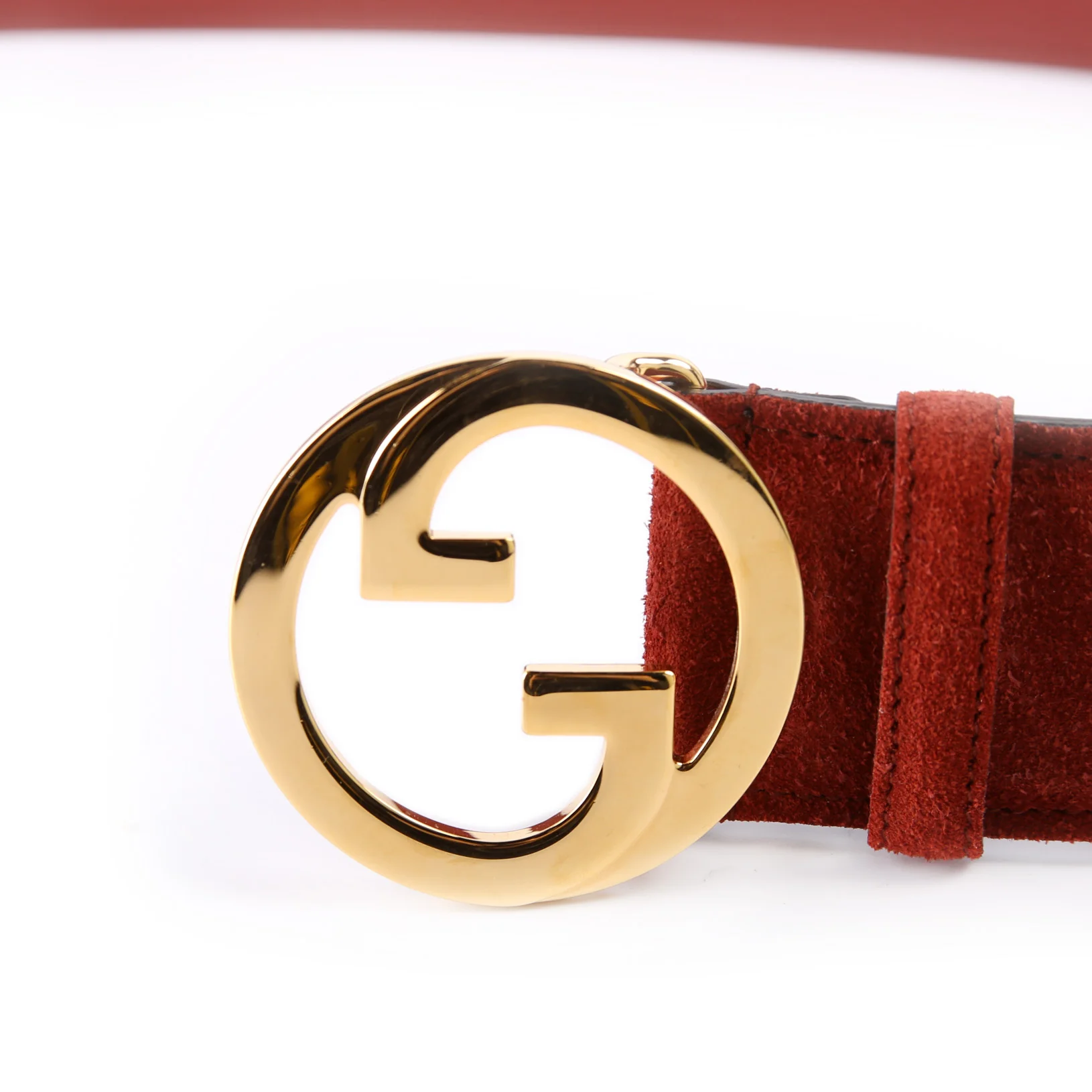 698598 Blondie Wide Suede Belt Size 80/32 - Image 6