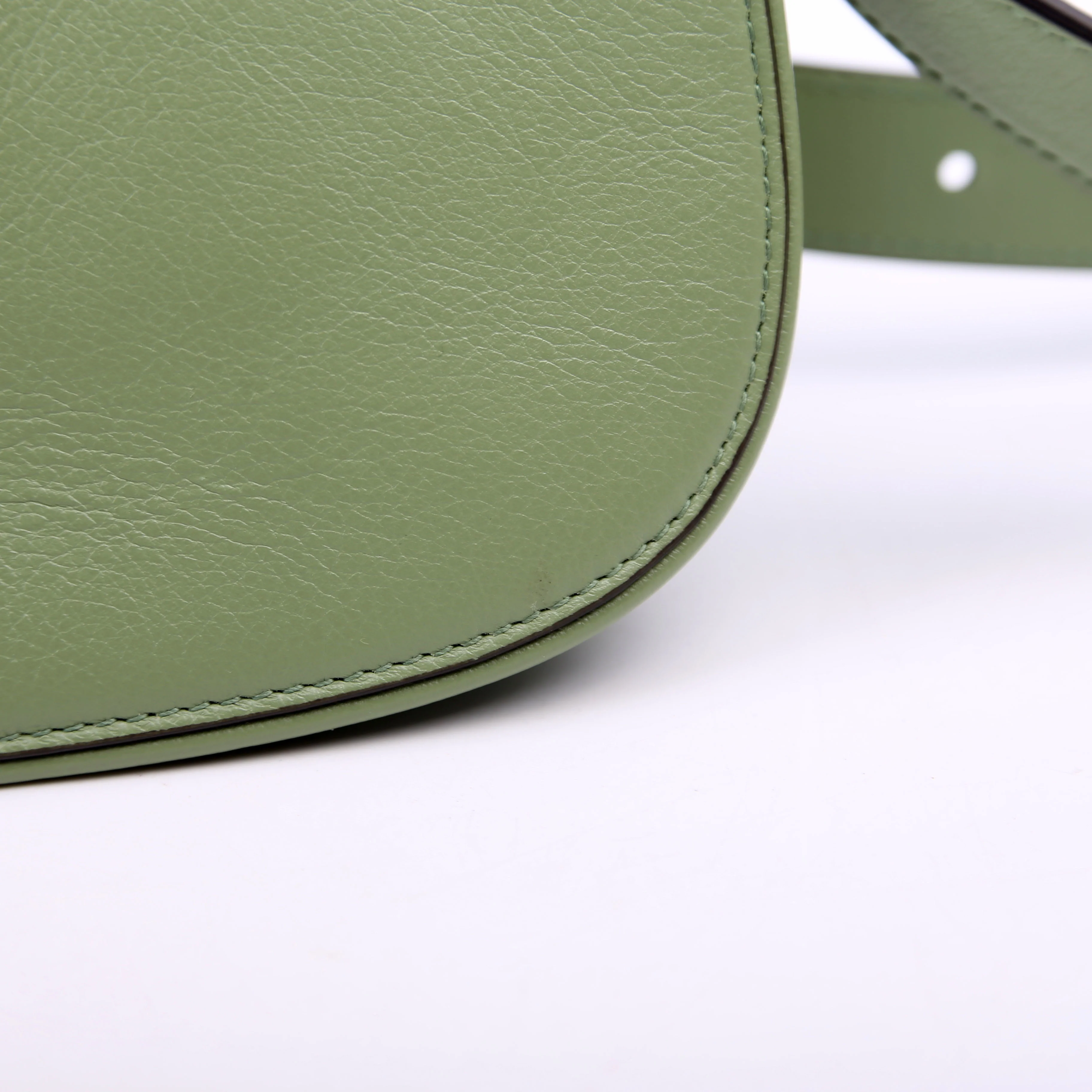 699268 Blondie Leather Shoulder Bag Green - Image 8