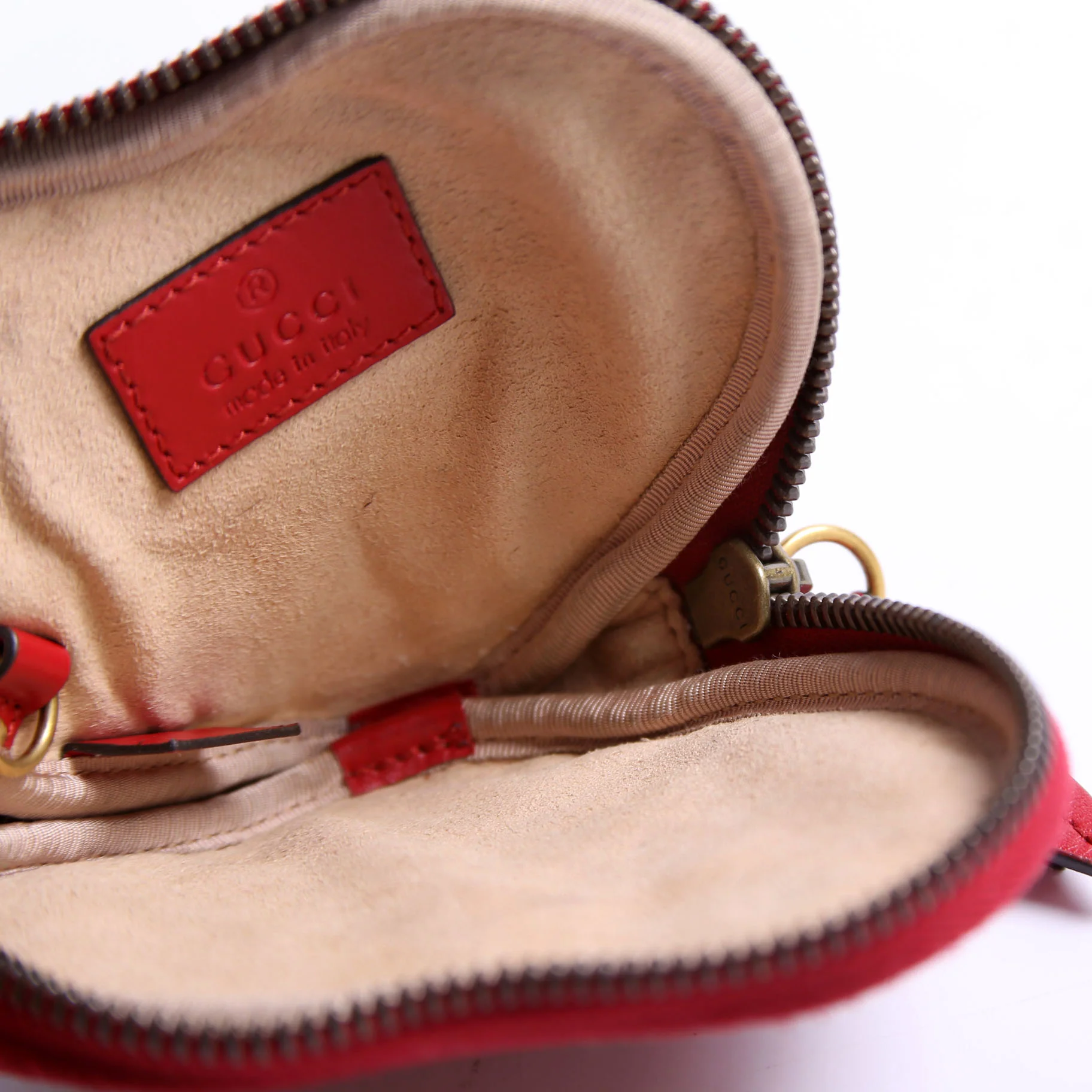 699517 Marmont Heart Key/Coin Pouch Red - Image 6