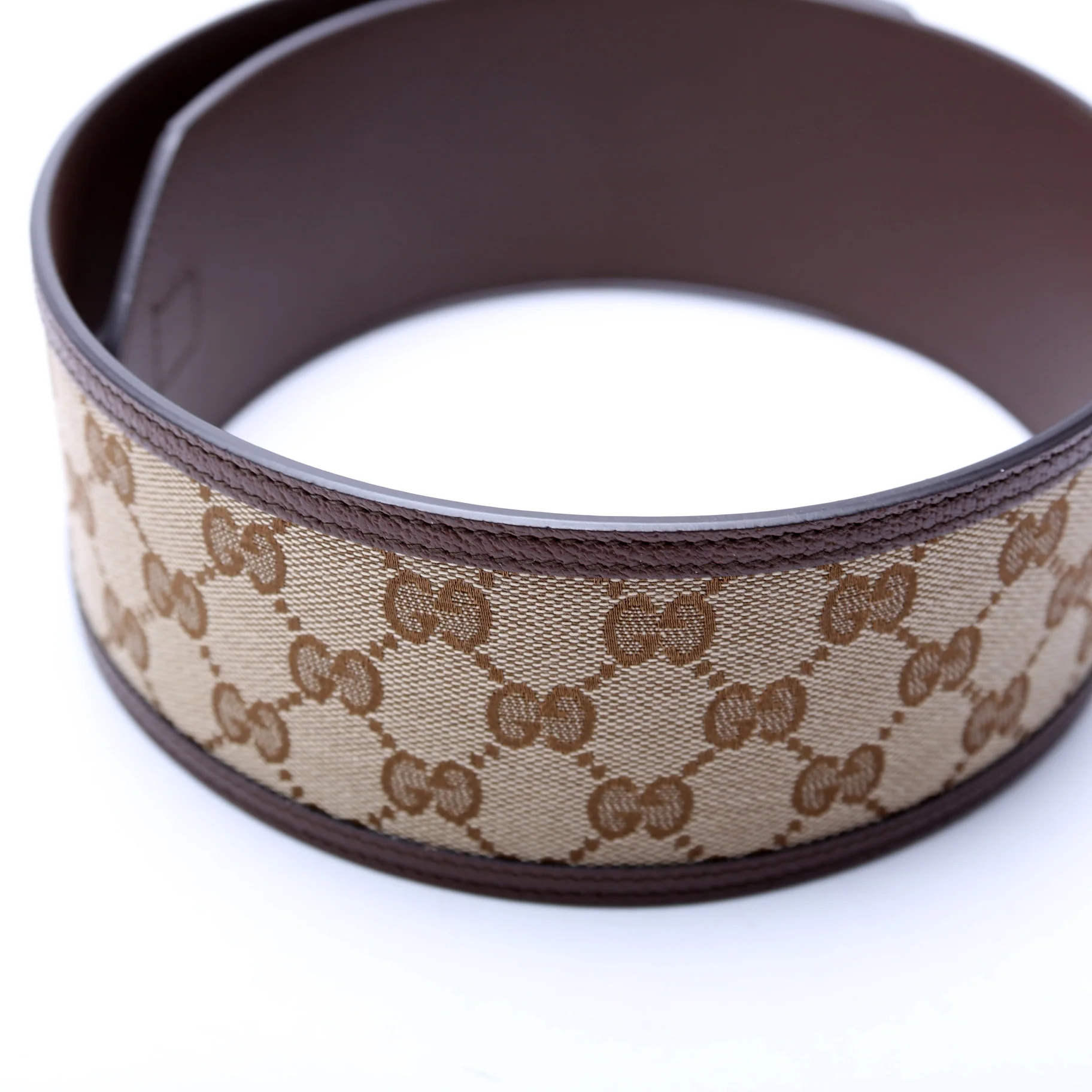 699752 Marmont GG Canvas Wide Belt Size 90/36 - Image 3