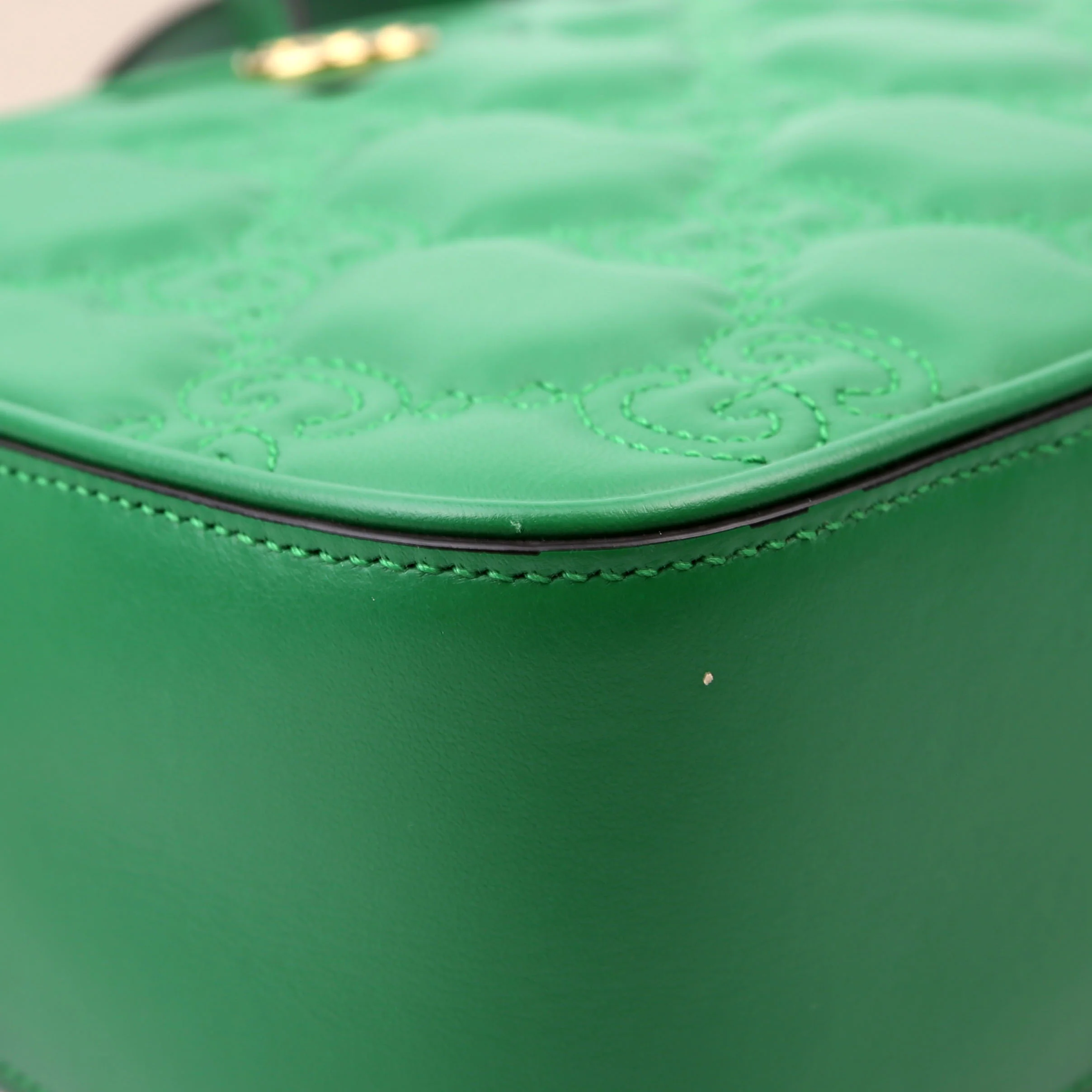 702234 GG Matelasse Small Green - Image 5