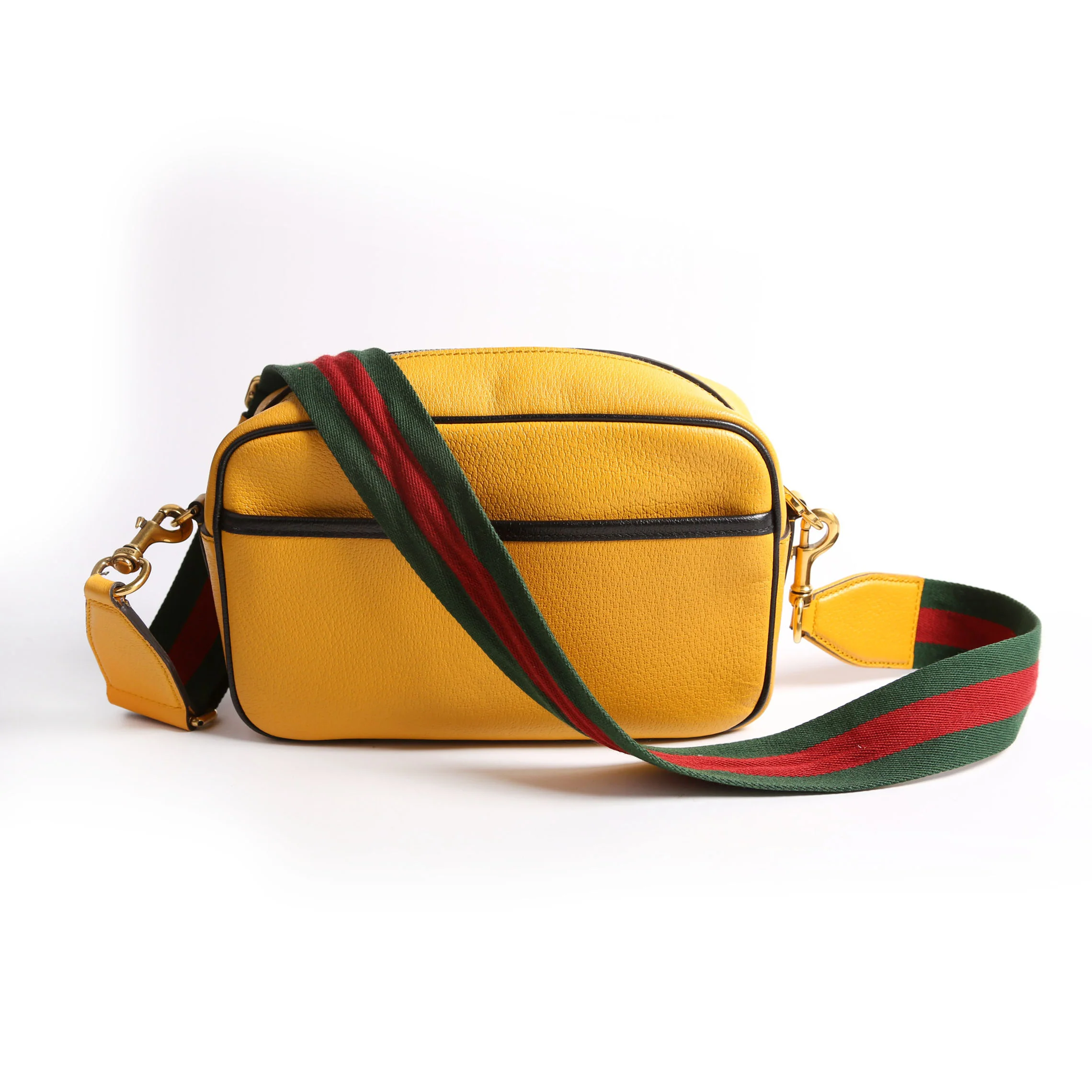 702427 Gucci X Adidas Messenger Yellow - Image 2