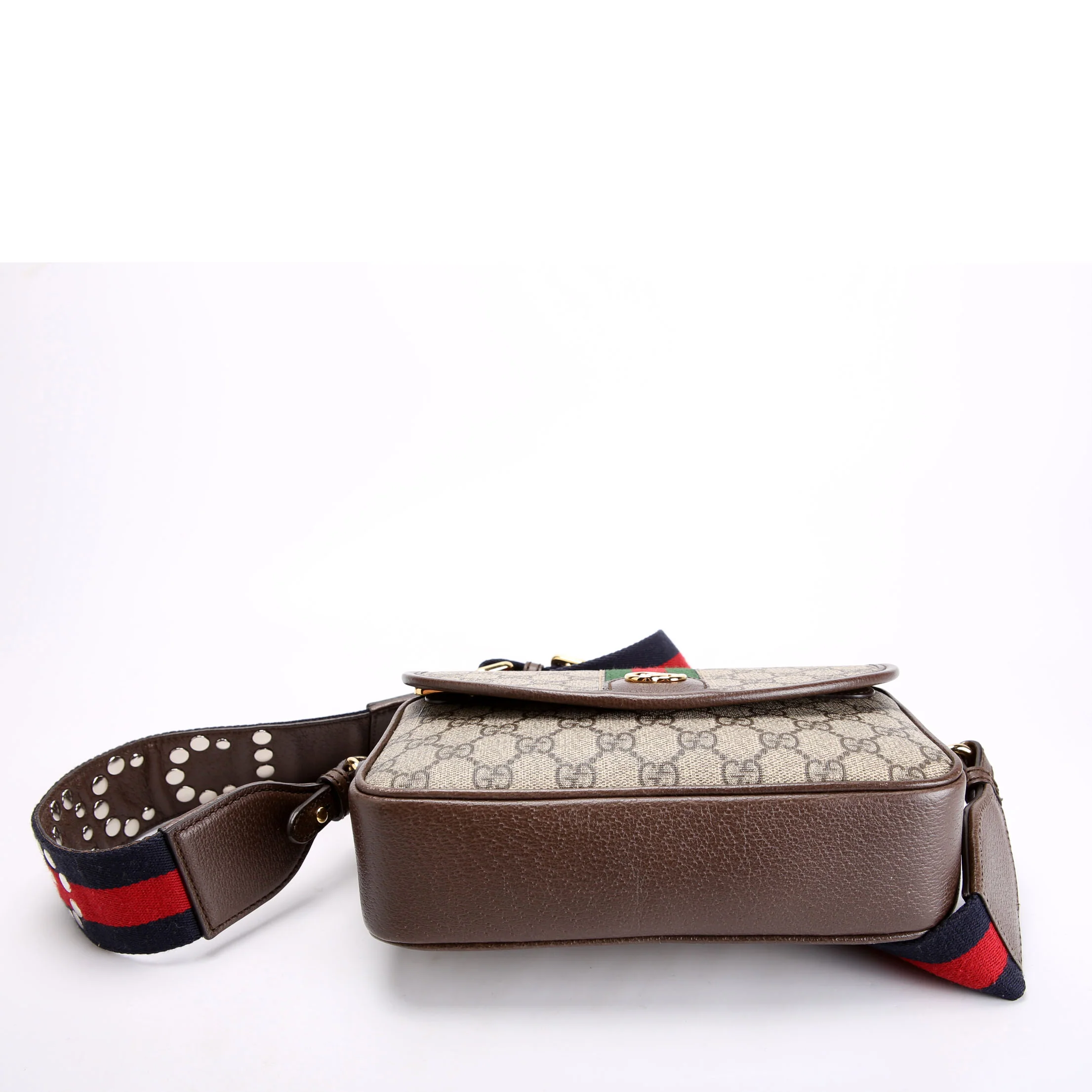 722117 Ophidia GG Small Shoulder Bag Brown - Image 4