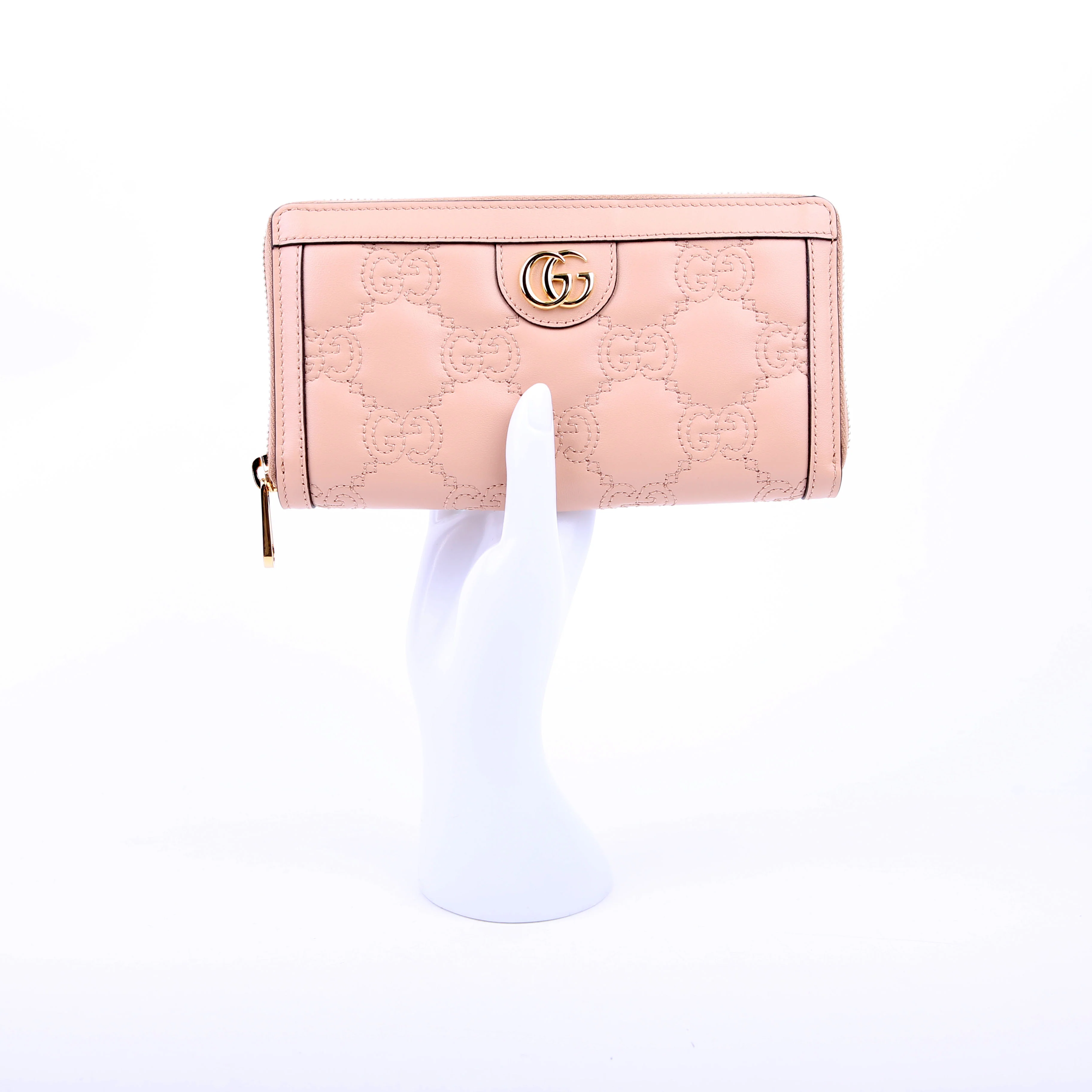 723784 GG Matelasse Long Wallet Nude - Image 12