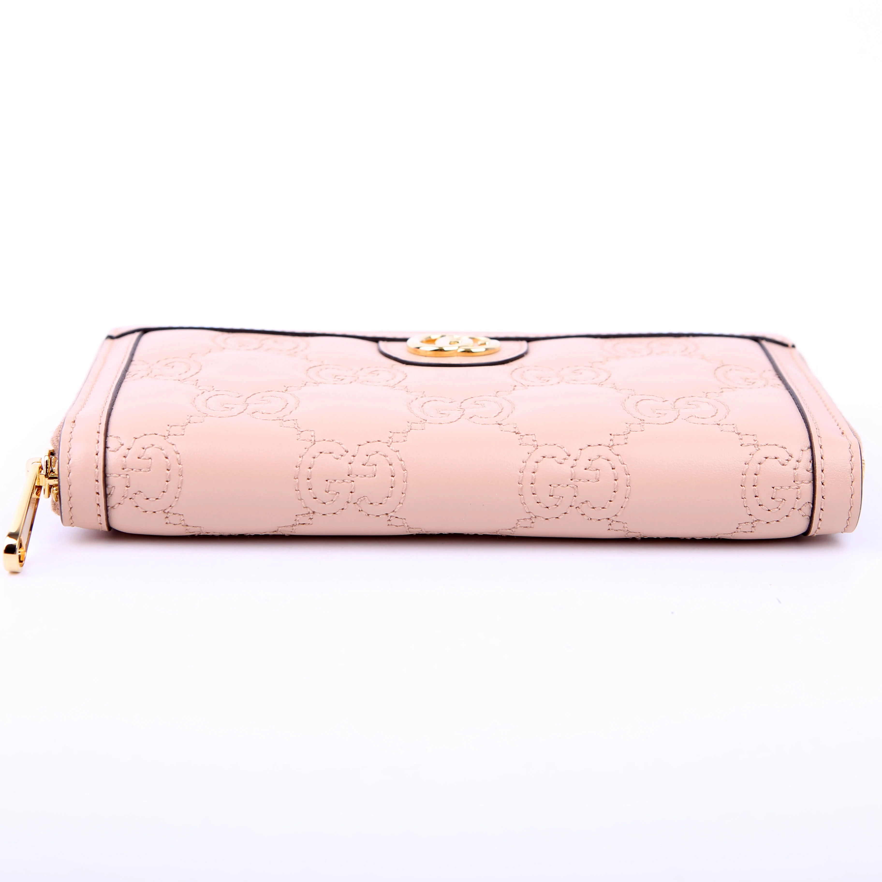 723784 GG Matelasse Long Wallet Nude - Image 4