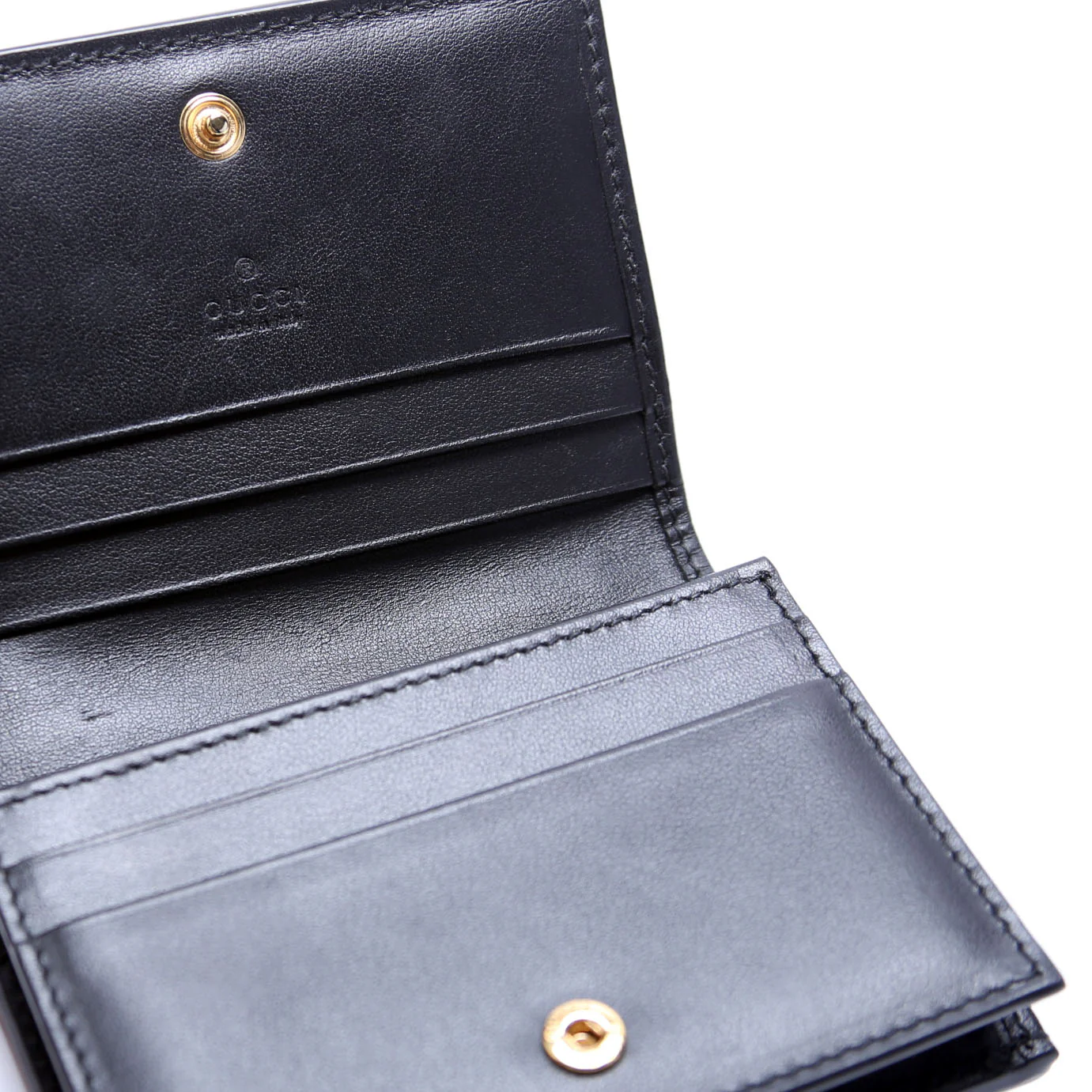 723786 GG Matelasse Card Case Black - Image 6