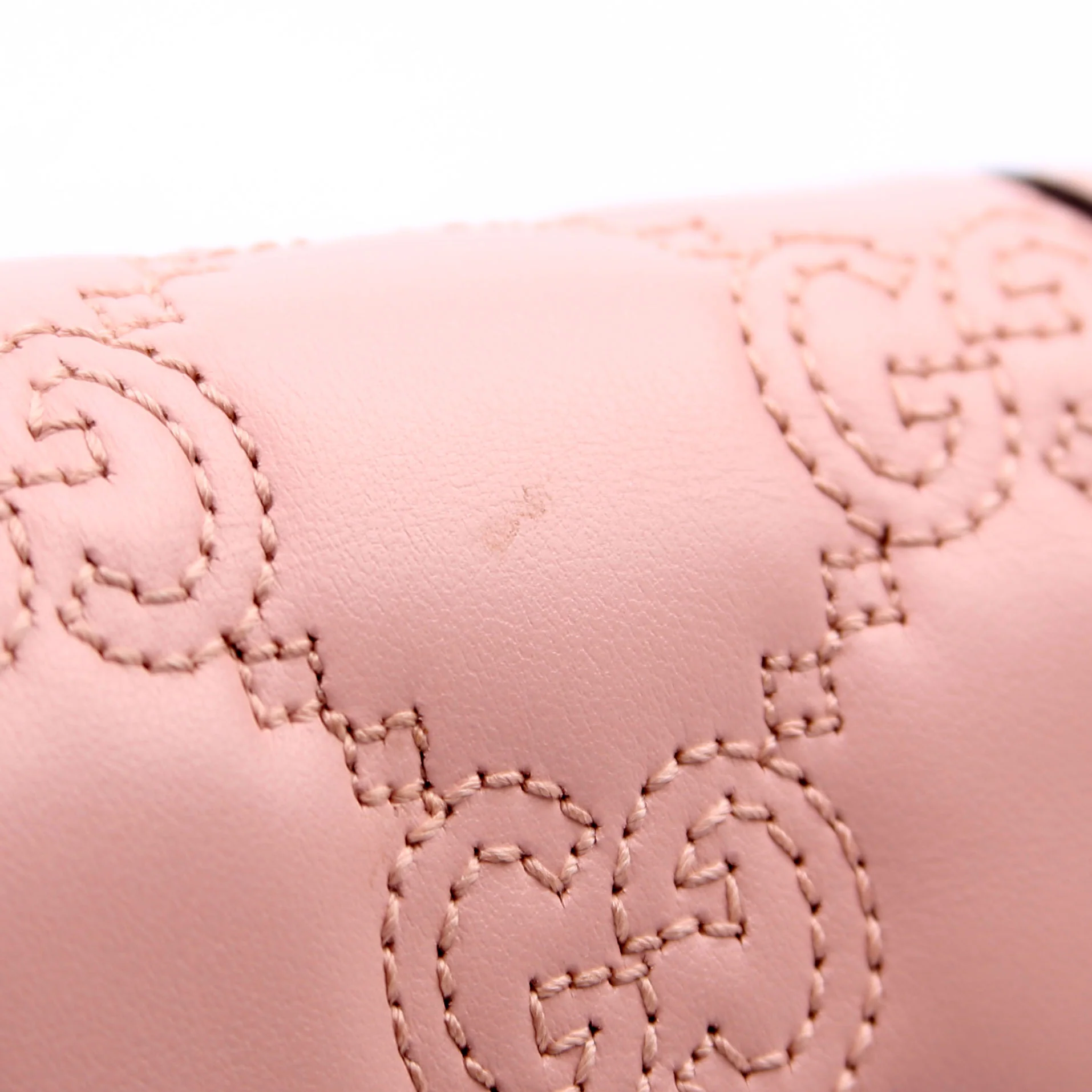723787 GG Matelasse Chain Wallet Pink - Image 8