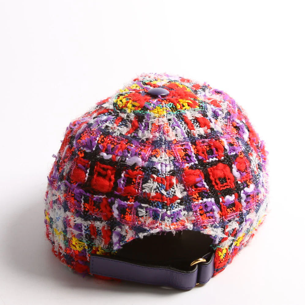 729136 Tweed Baseball Cap Size Large - Image 4