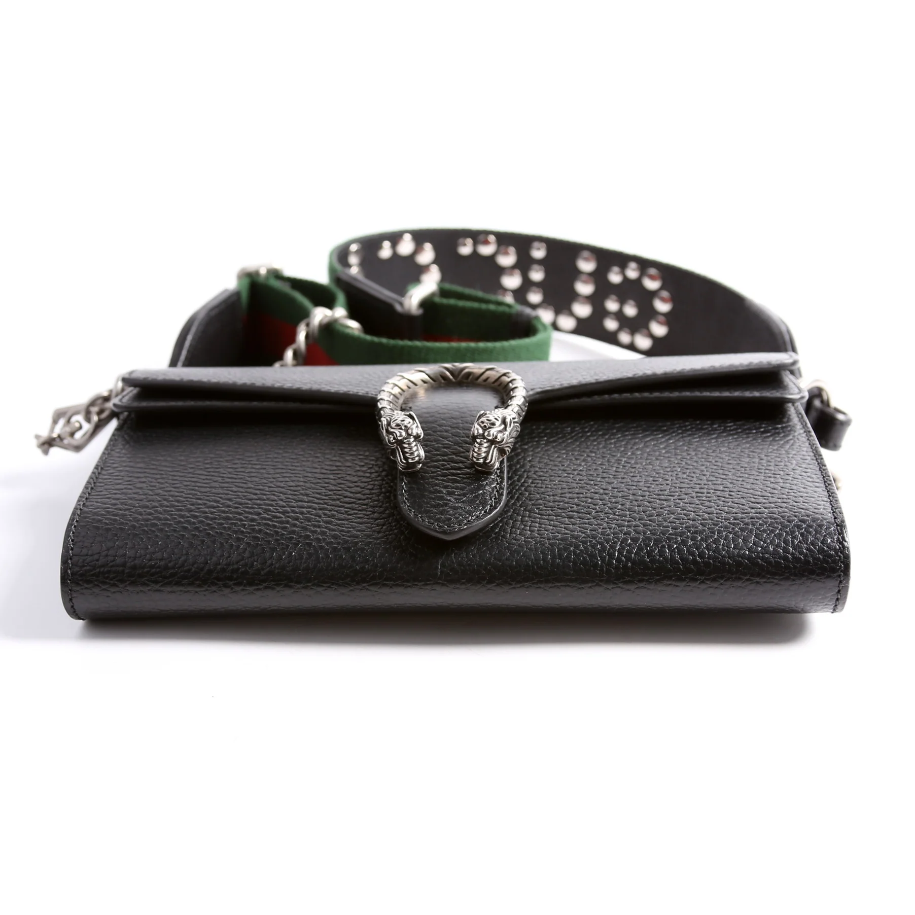 731782 Dionysus Leather East-West Small Shoulder Black - Image 5