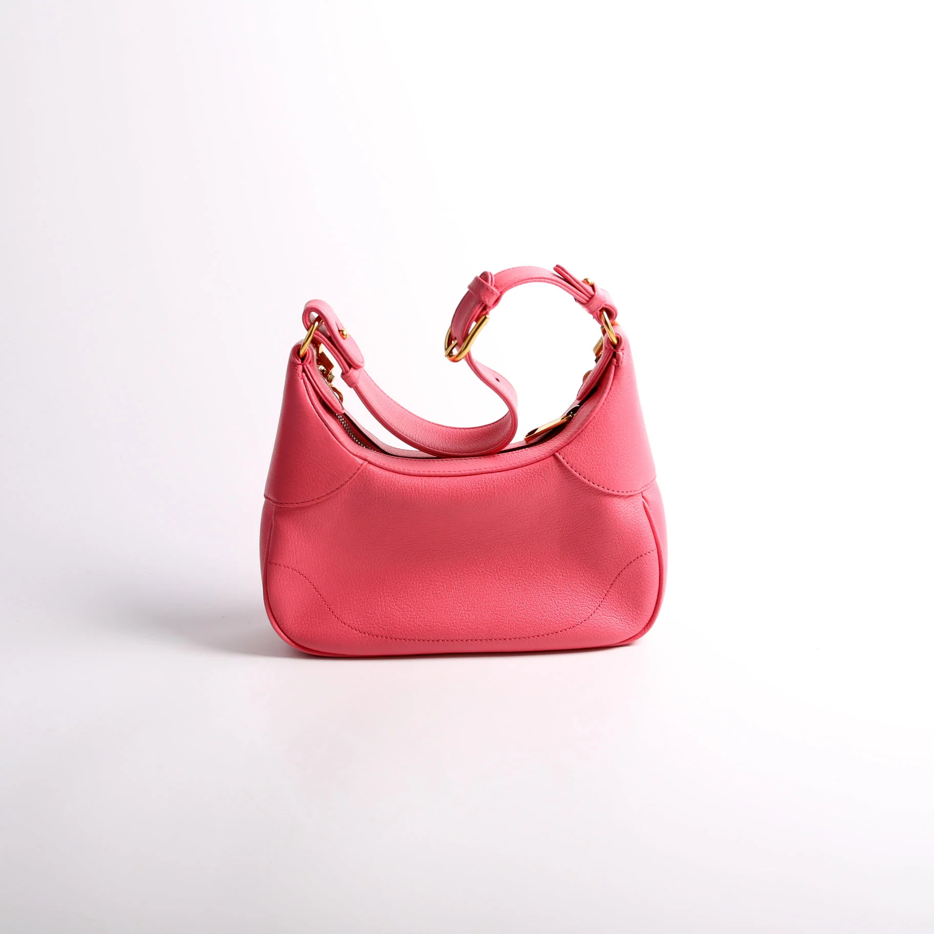 731817 Aphrodite Leather Small Shoulder Bag Pink/Gold - Image 2