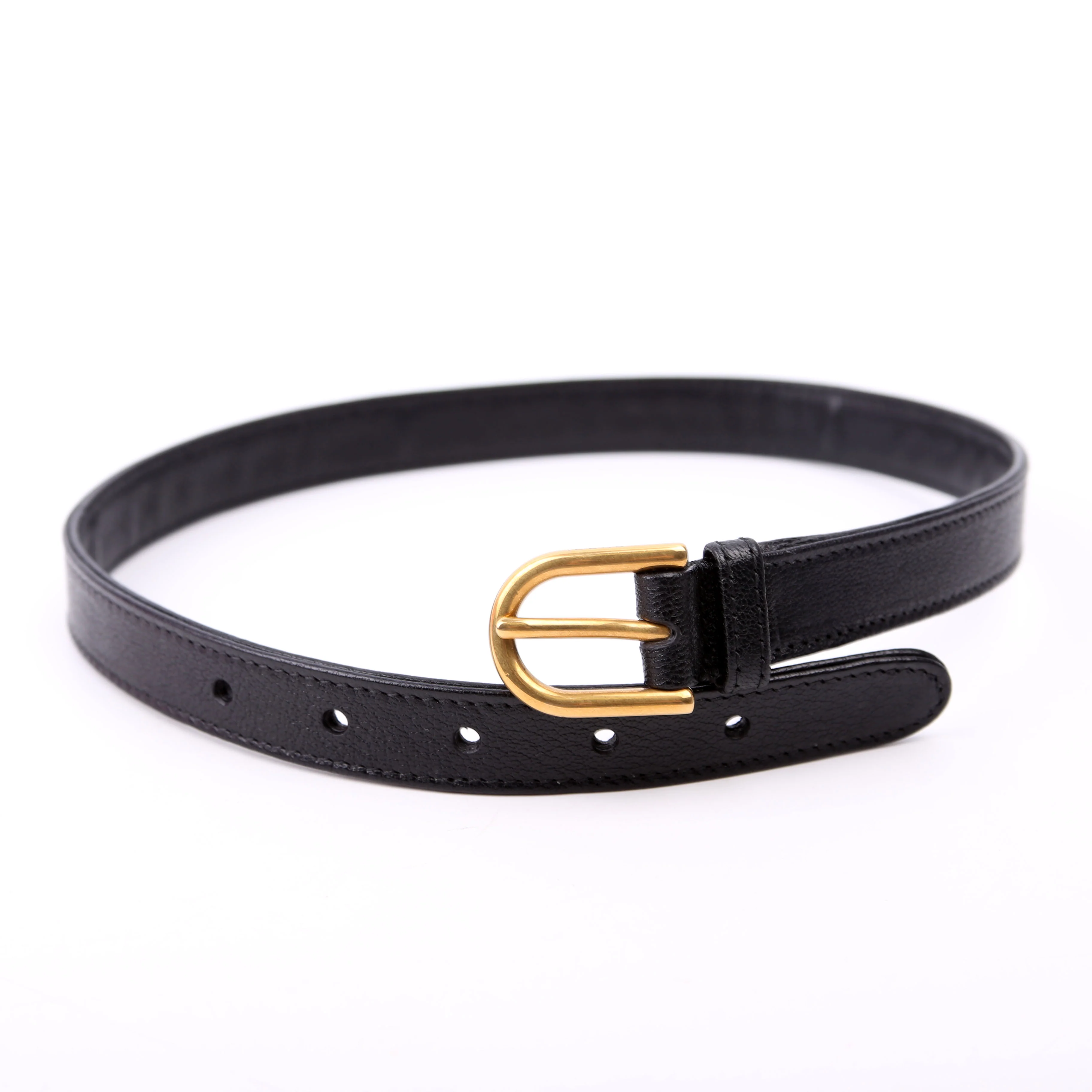 731817 Aphrodite Leather Small Shoulder Black - Image 14