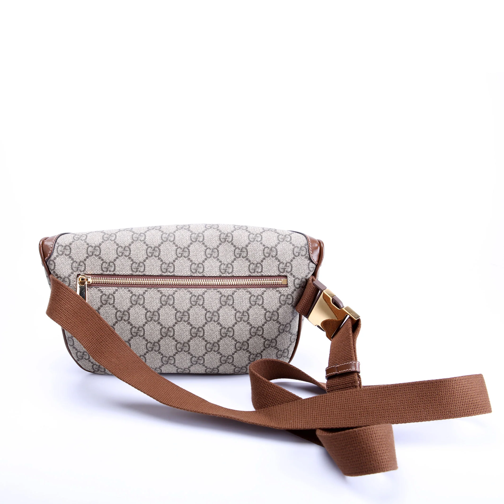 733240 GG Supreme Interlocking large Belt Bag Brown/Beige - Image 3
