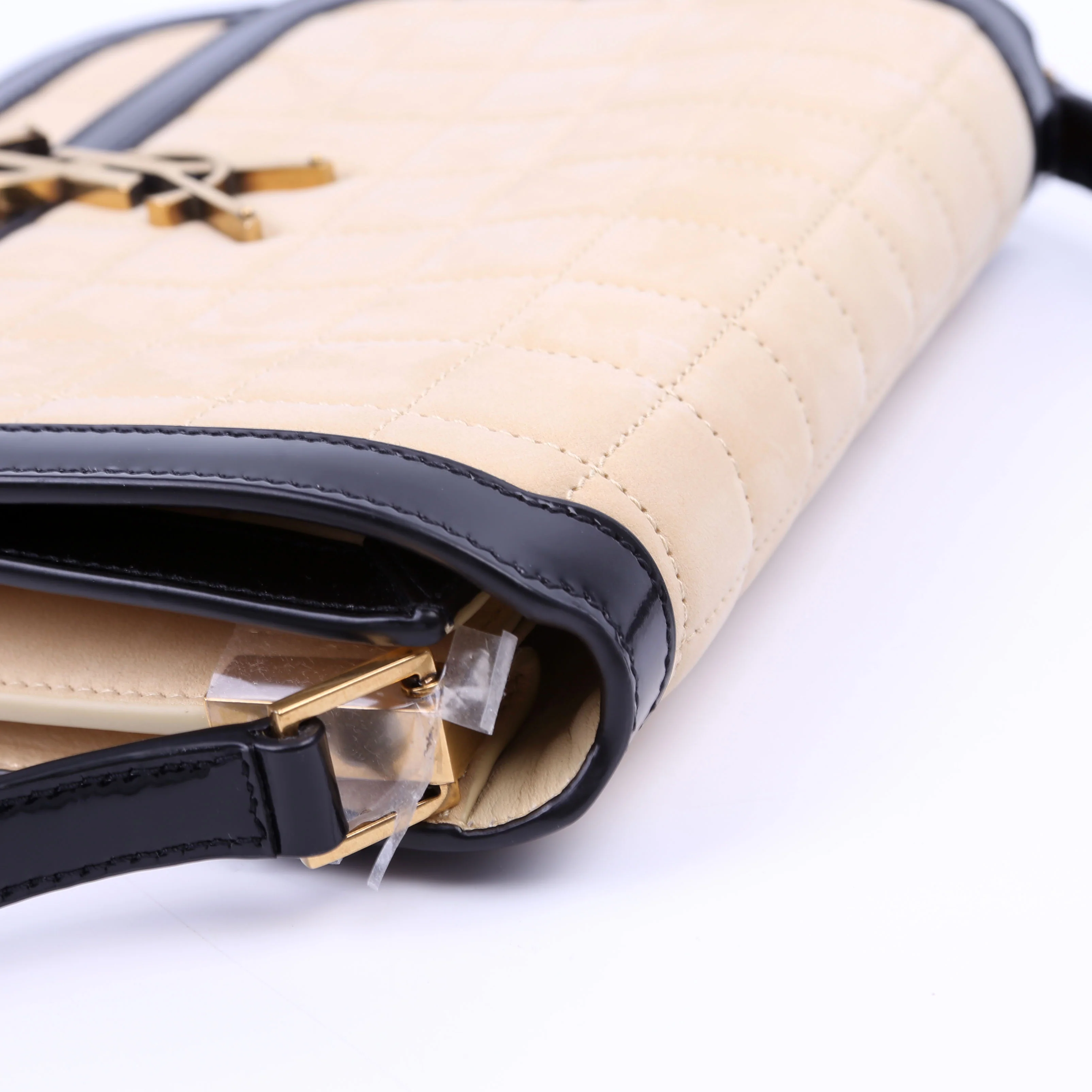 733704 Solferino Medium Nubuck Beige/Black - Image 8