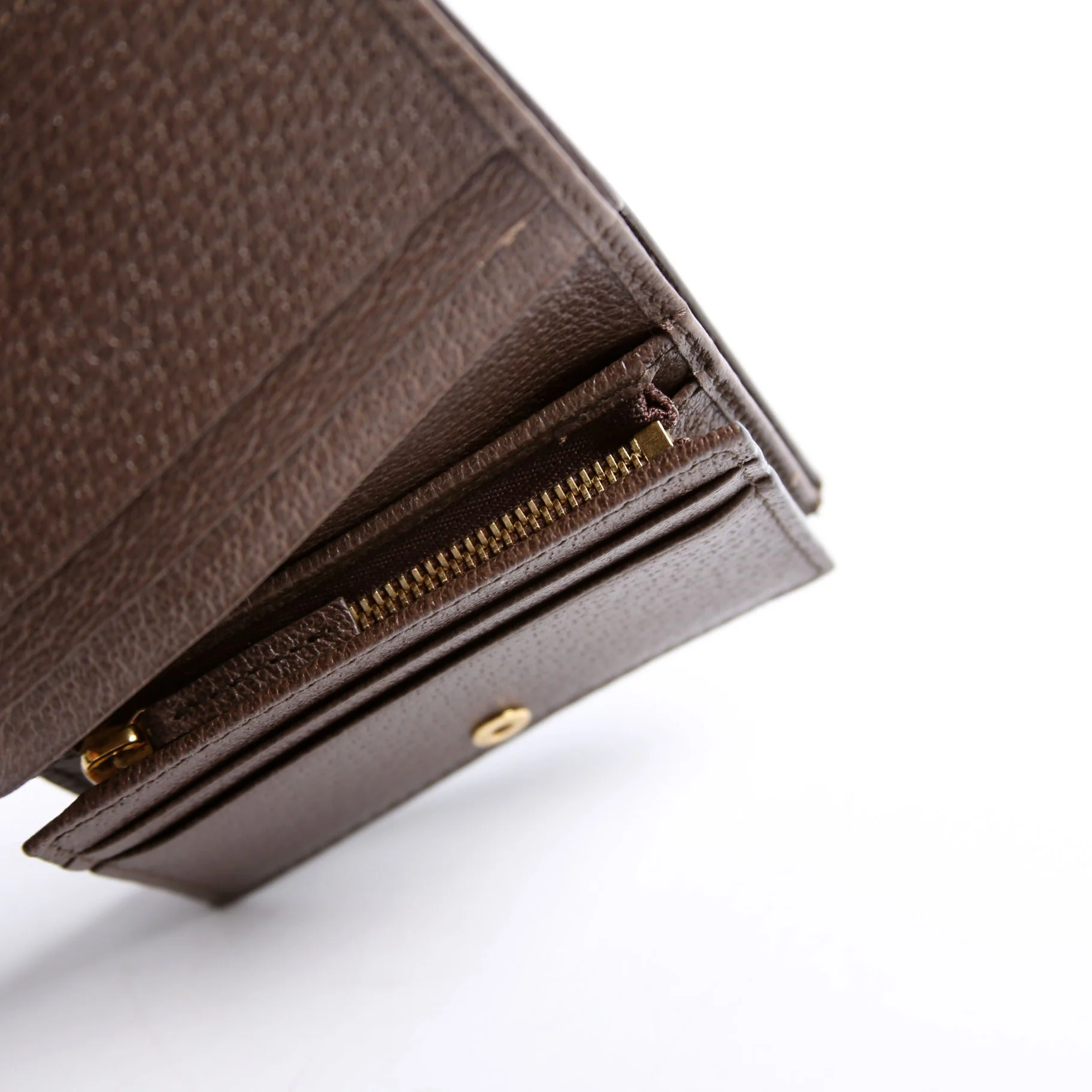 735574 Ophidia GG Card Case Wallet Brown - Image 8