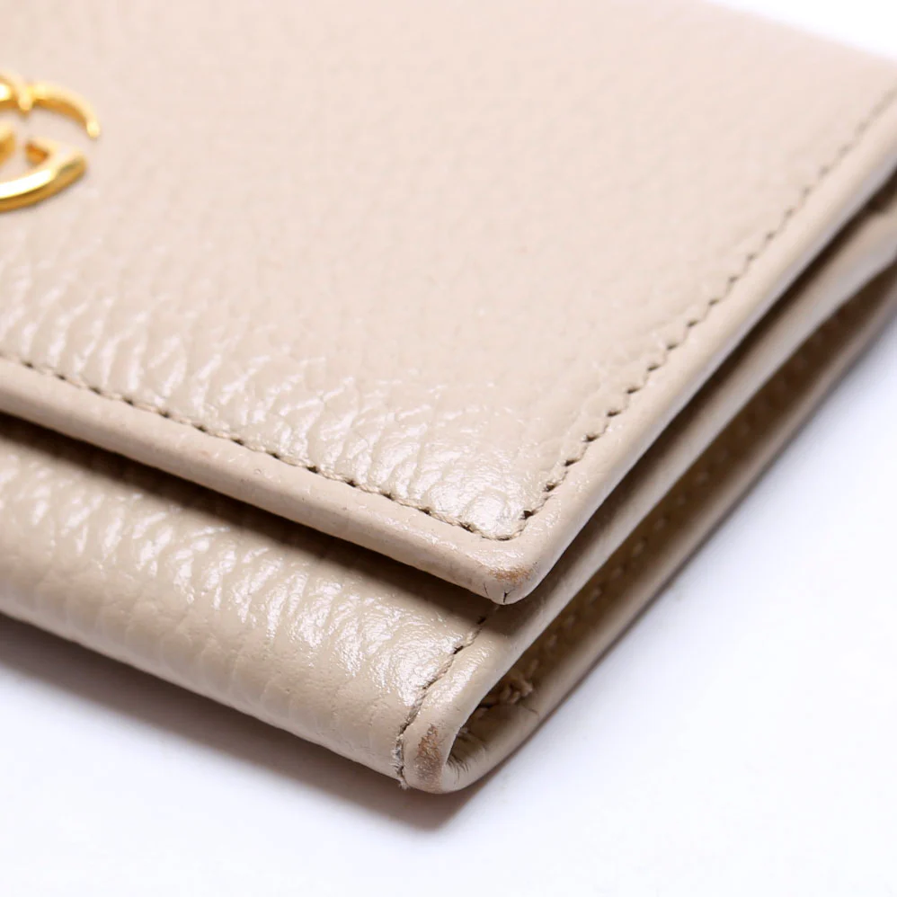 739525 GG Marmont Card Case Beige - Image 6