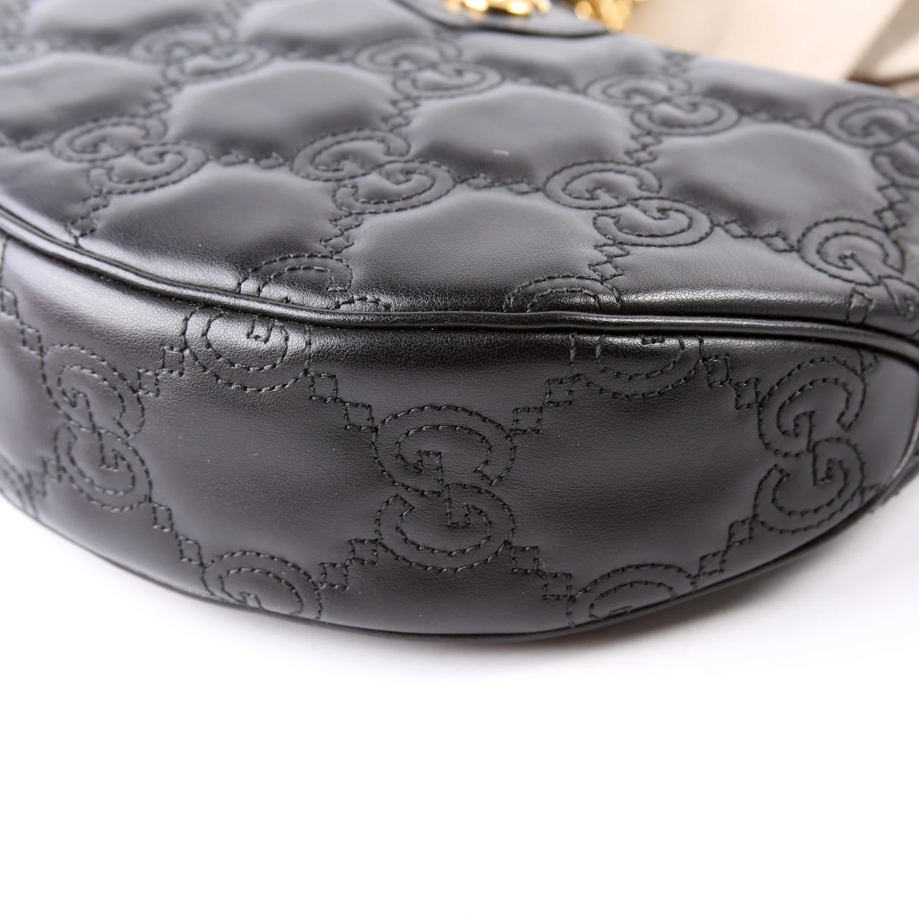 739709 Matelasse Small Bag Black - Image 7