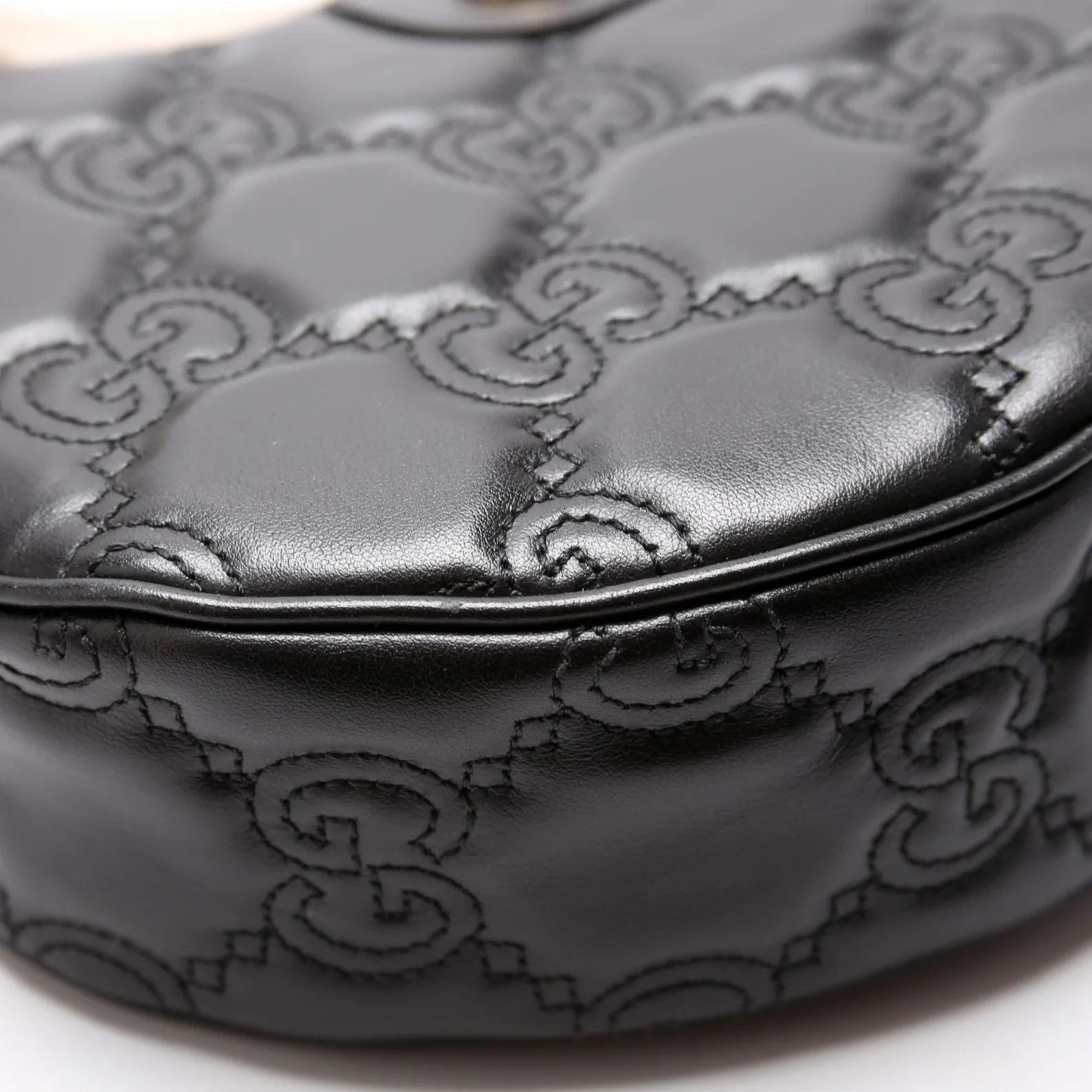 739709 Matelasse Small Bag Black - Image 5
