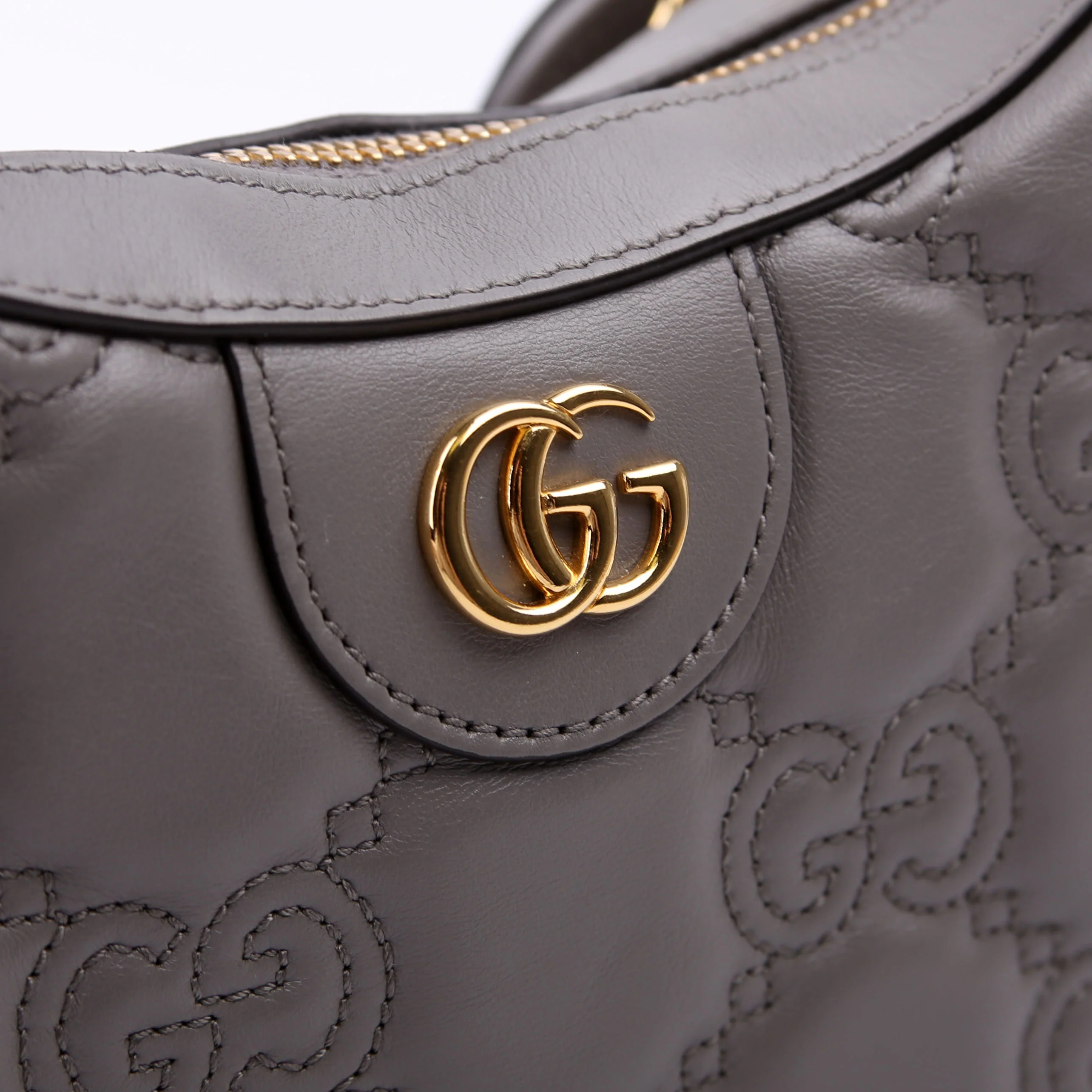 739709 Matelasse Small Bag Grey - Image 7