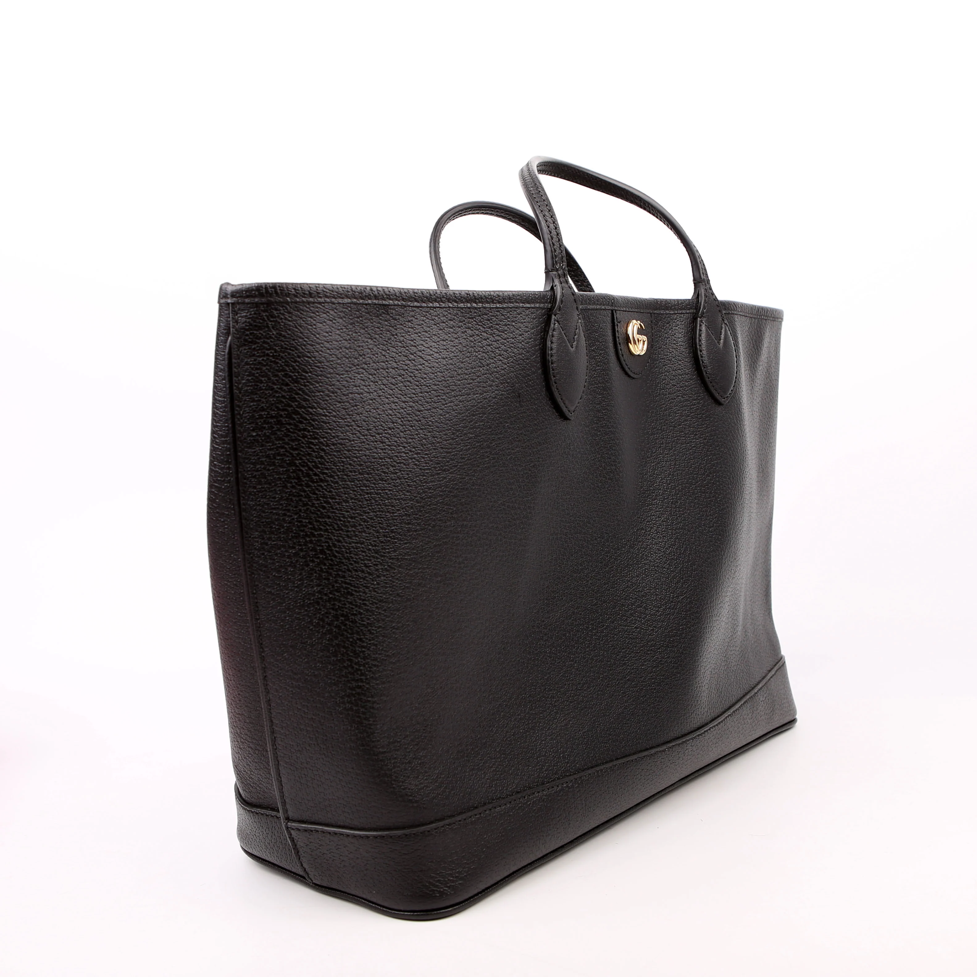739730 Leather Medium Tote Black - Image 2