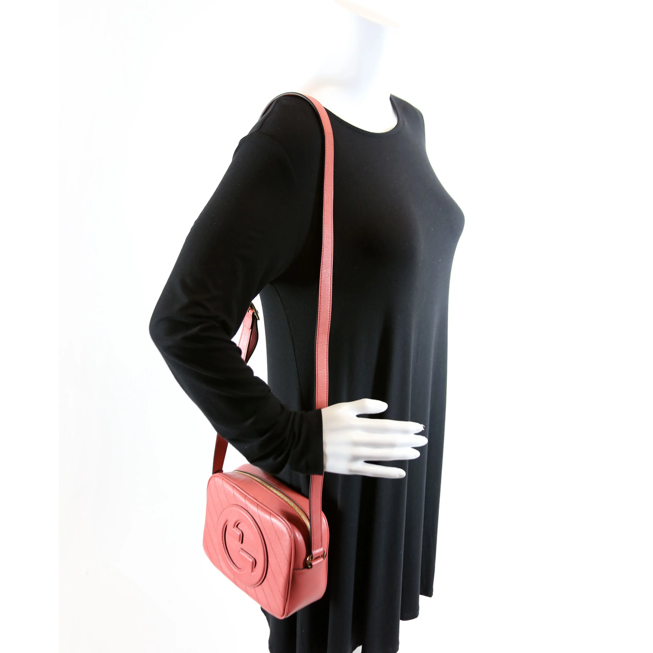 742360 Blondie Small Shoulder Bag Pink - Image 9