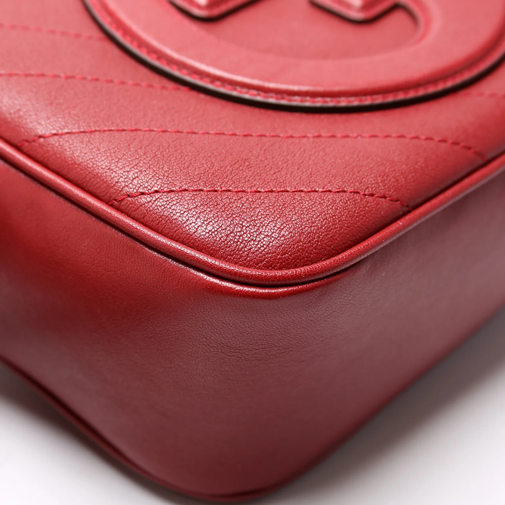 742360 Blondie Small Shoulder Bag Red - Image 5