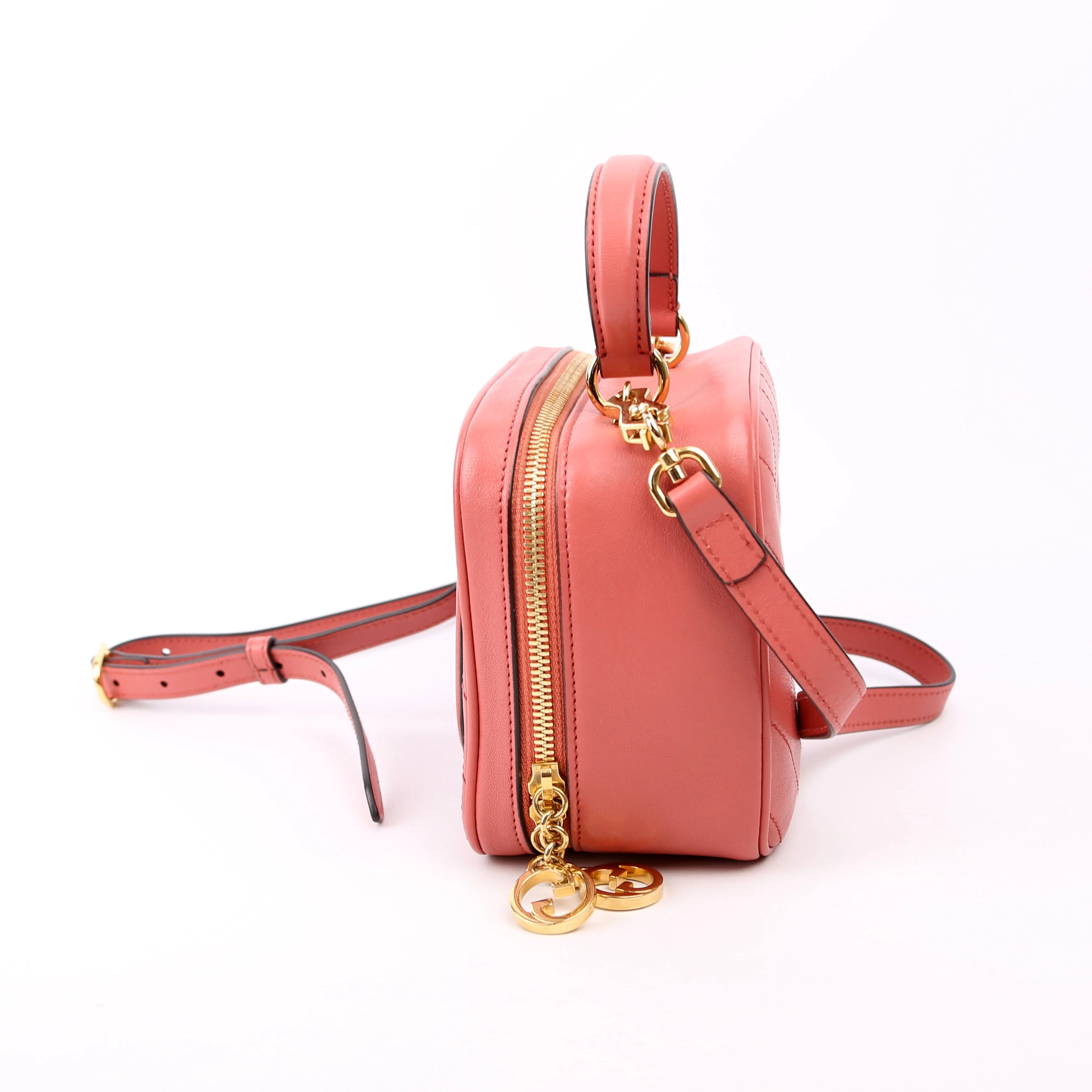 744434 Blondie Leather Top Handle Bag - Image 4