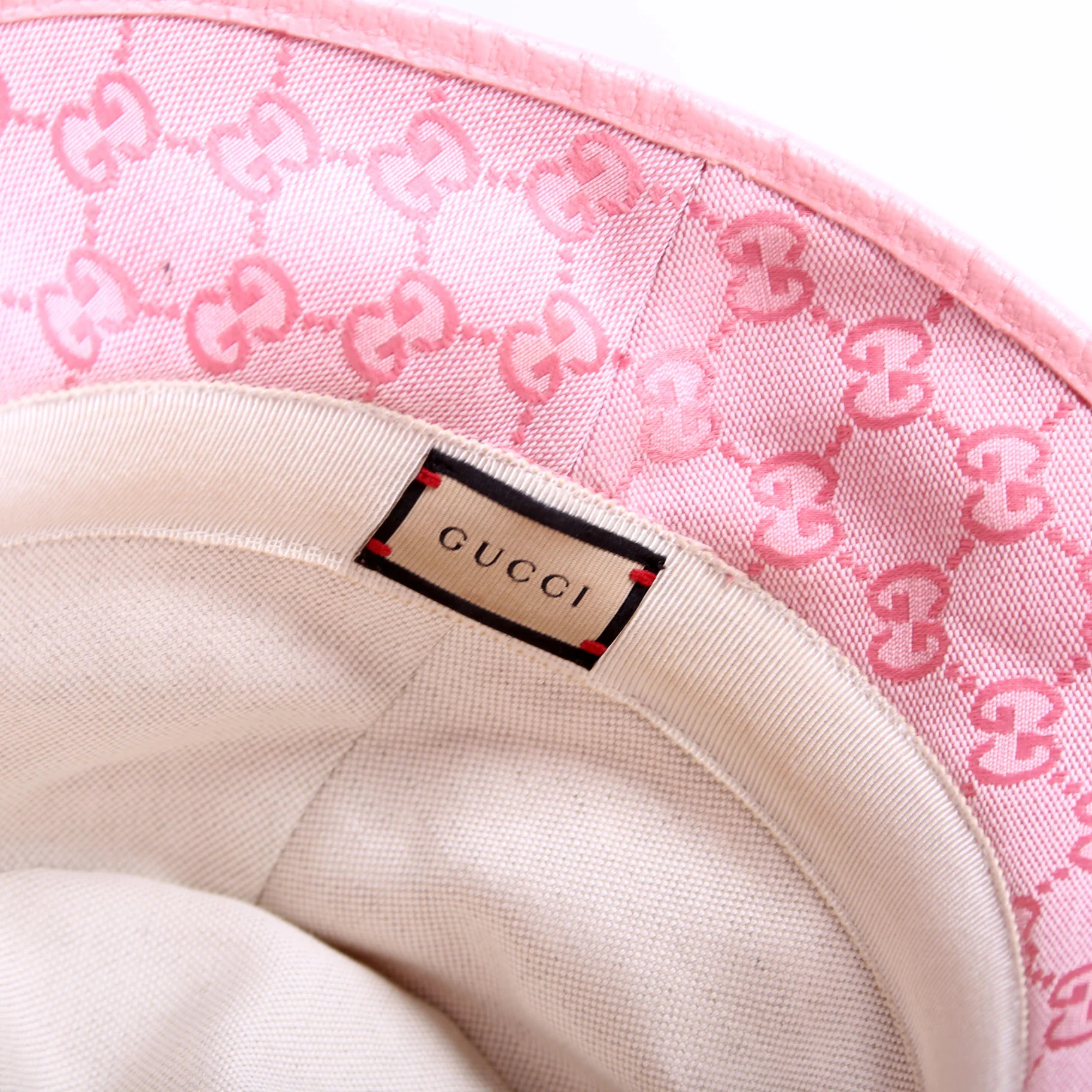 748476 GG Canvas Bucket Size Large - Image 7