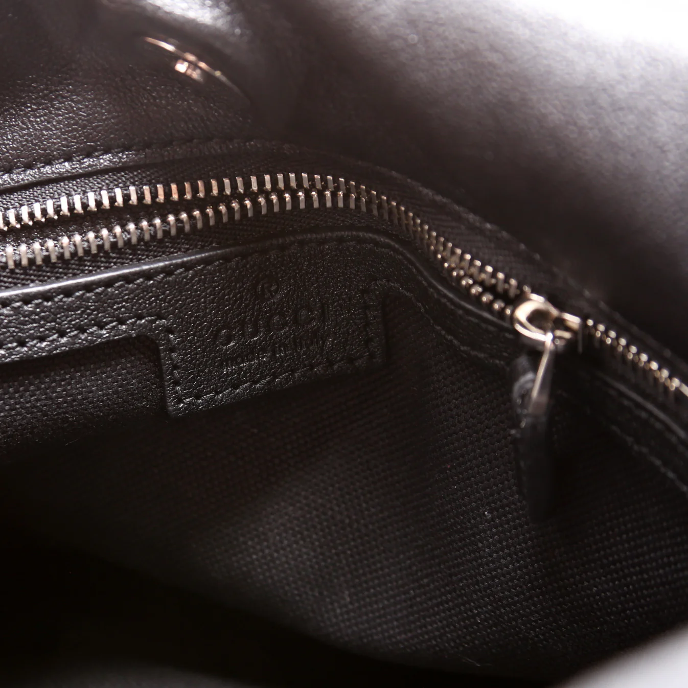 751518 Blondie Small Leather Tote Black - Image 8