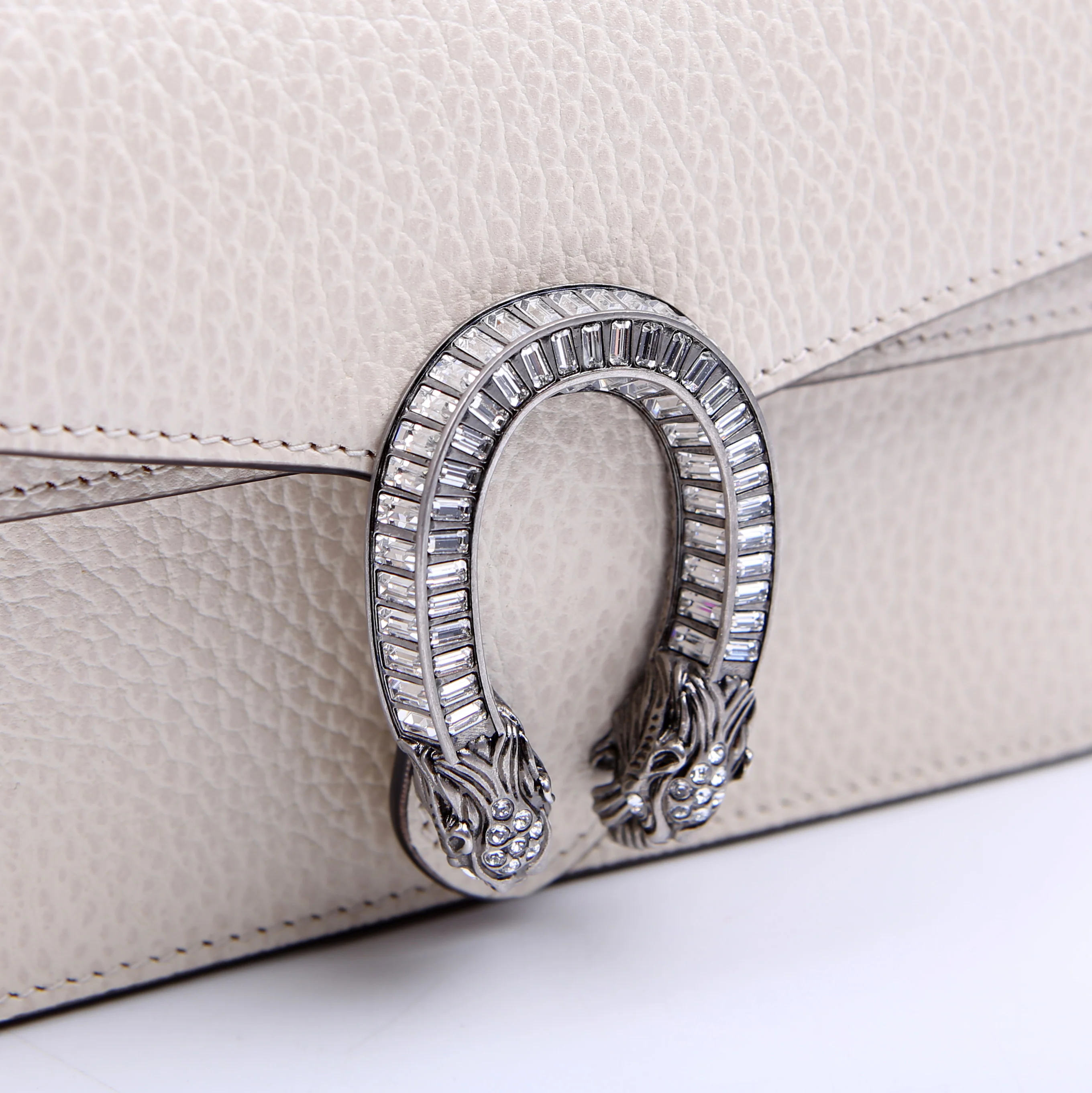 752029 Dionysus Calfskin Top Handle Mini White - Image 9