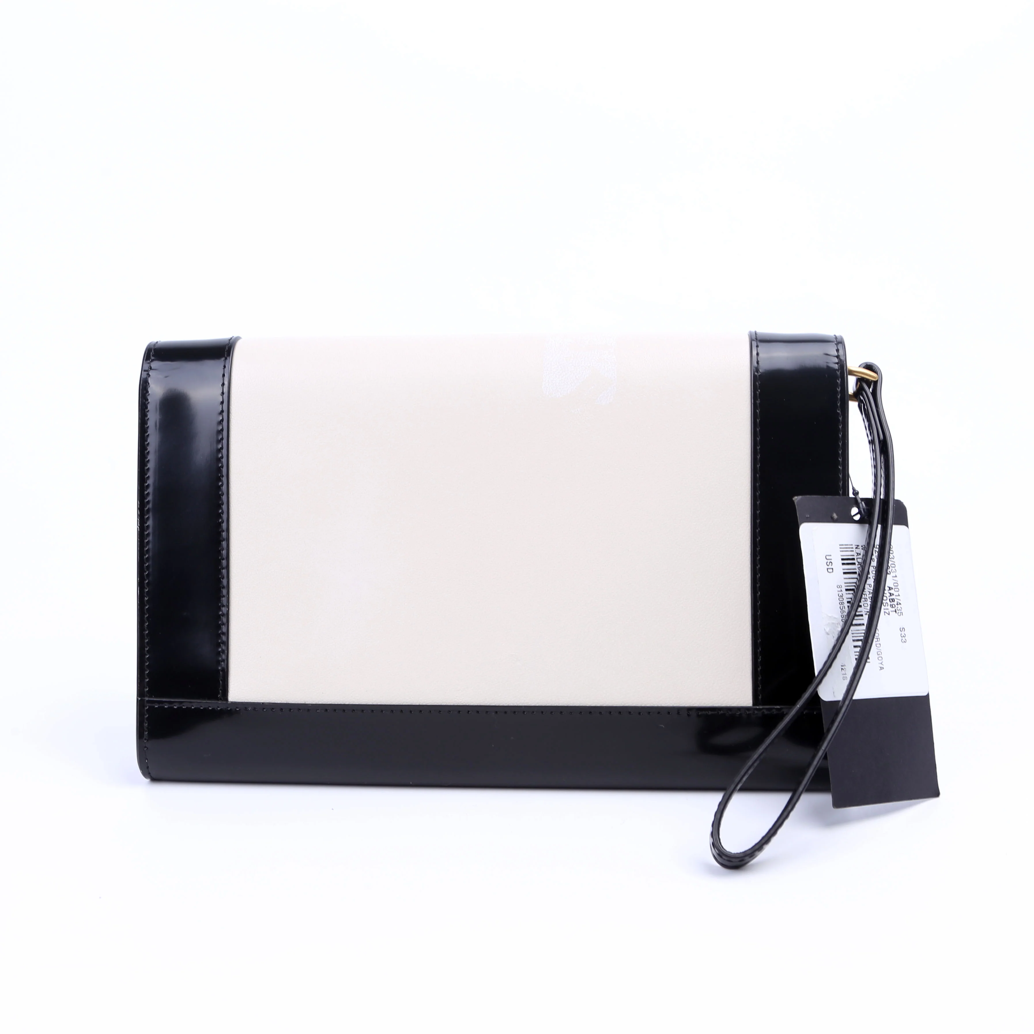 753883 Cassandre Flap Pouch White/Black - Image 2