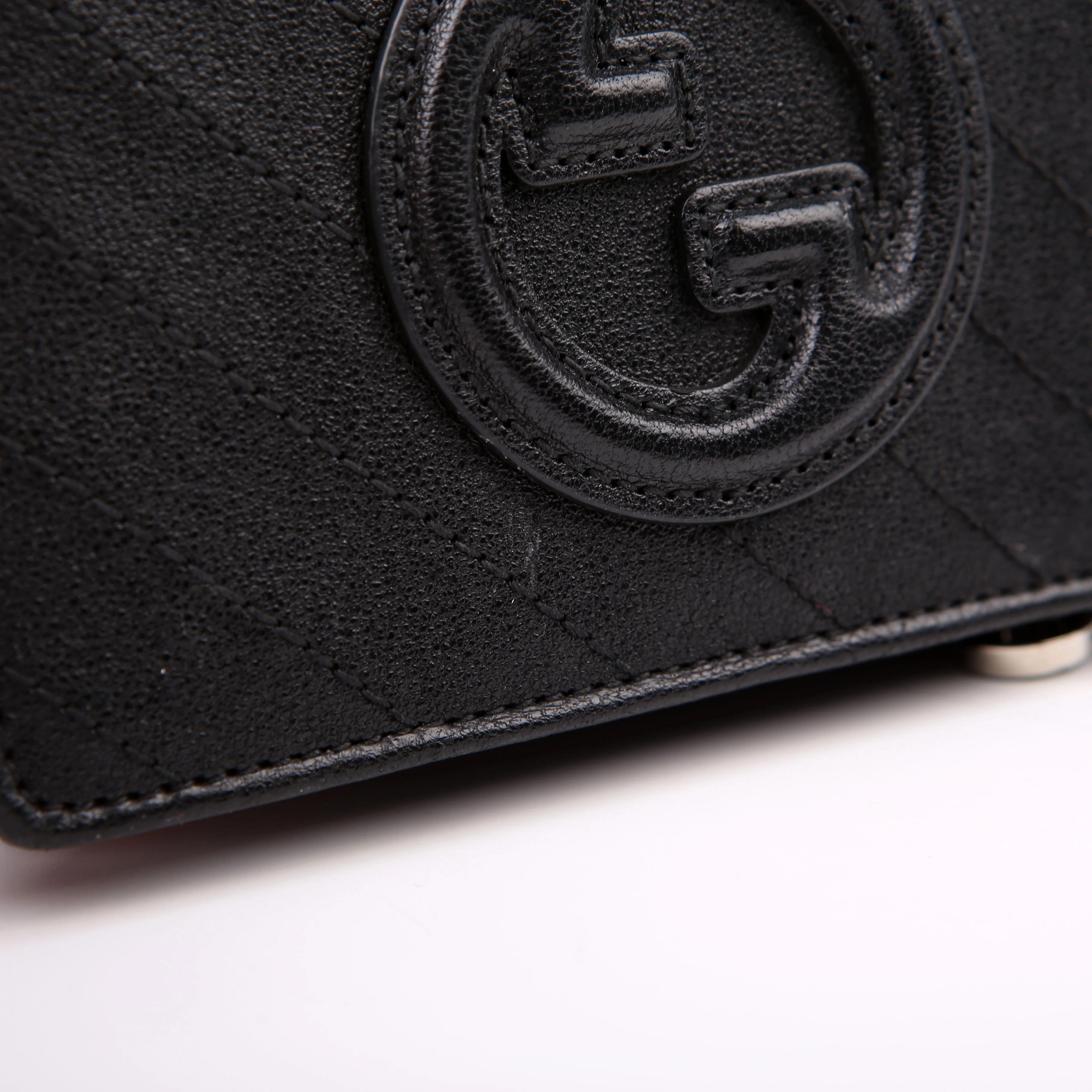 760336 Blondie Leather Compact Wallet Black - Image 10