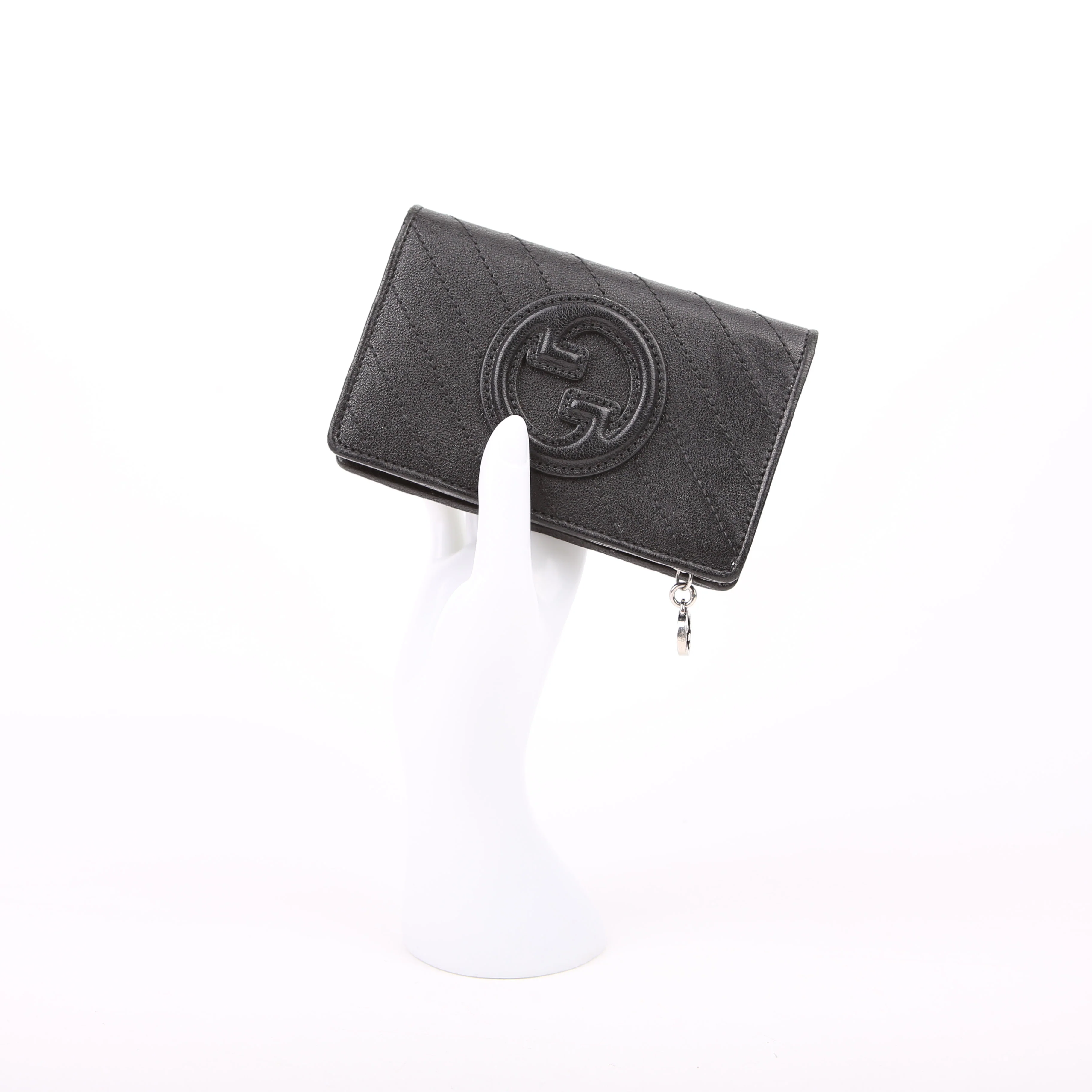 760336 Blondie Leather Compact Wallet Black - Image 17