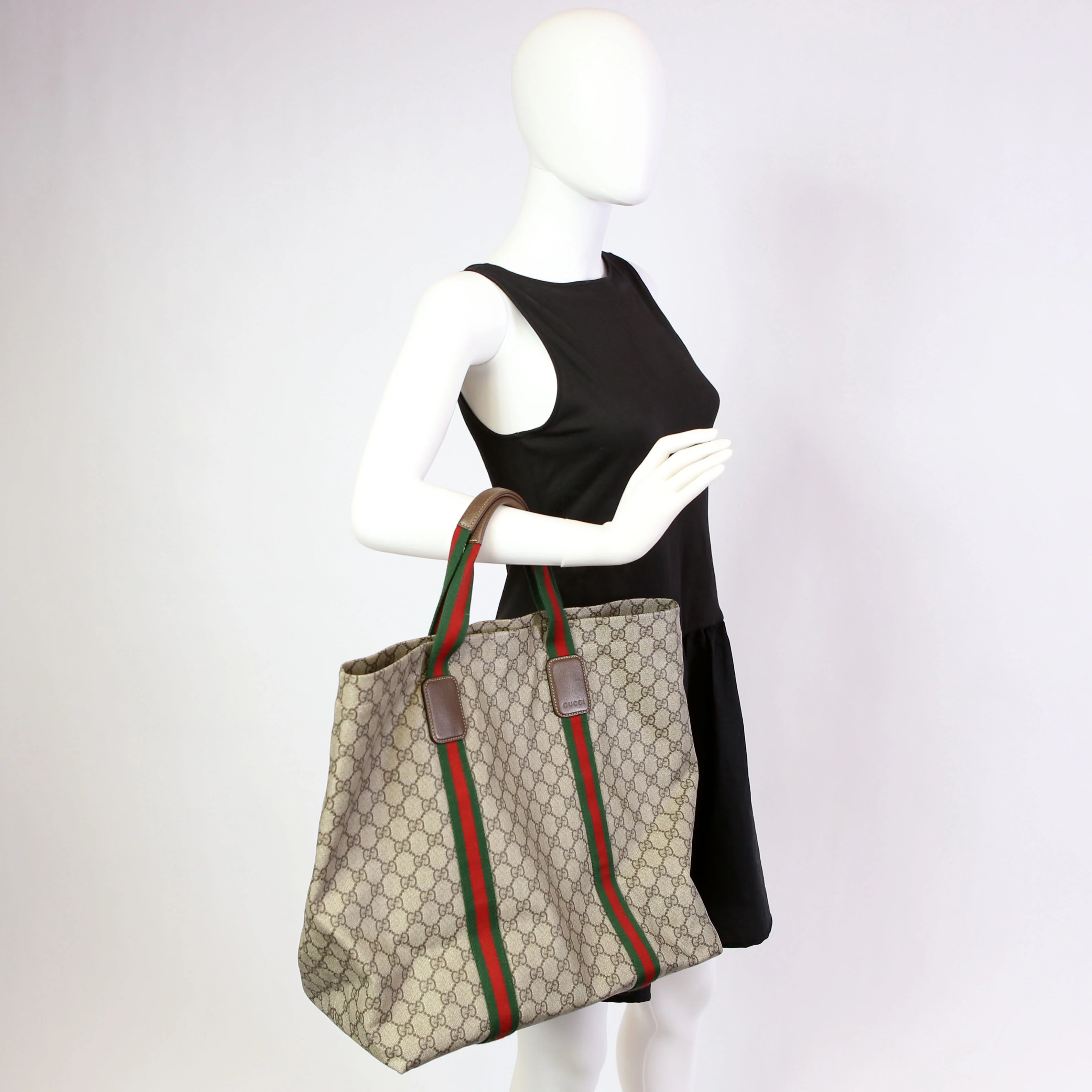 763287 GG Supreme Tender Tote Brown - Image 11